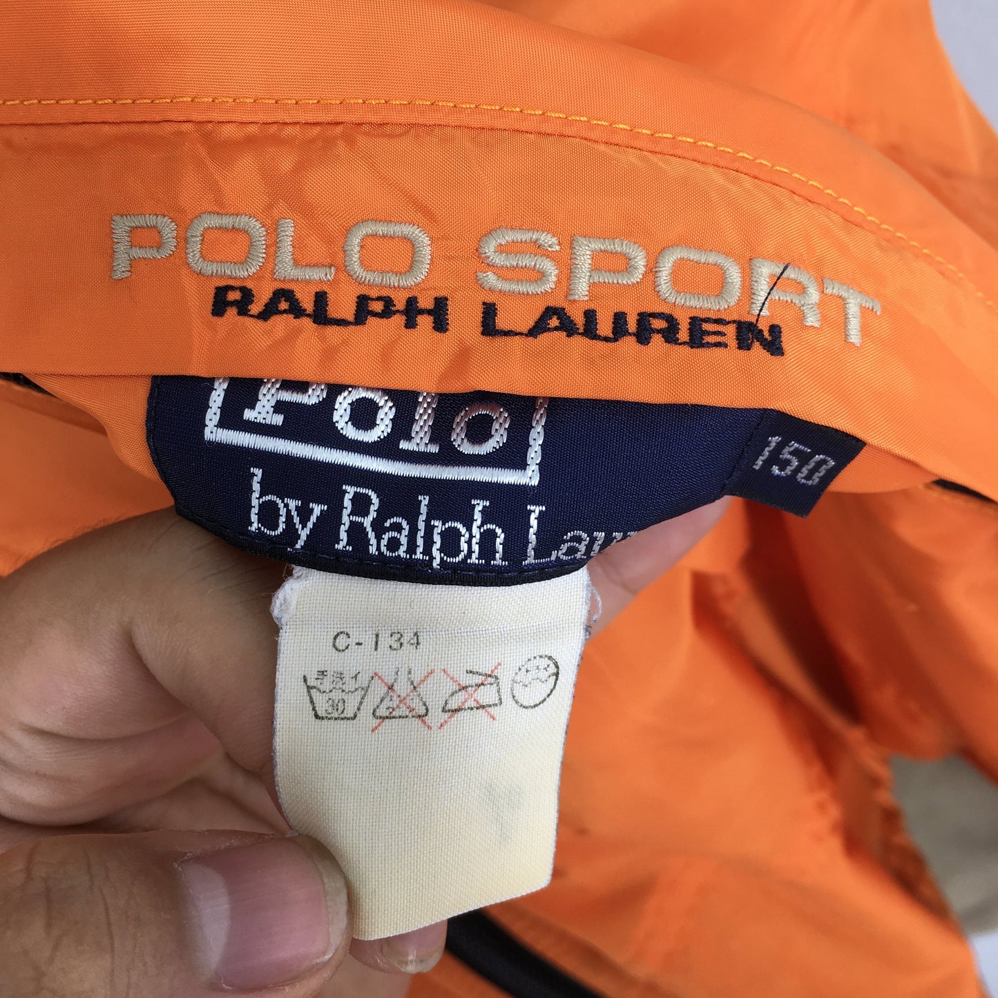 Polo Ralph Lauren Orange Vest Jacket Small