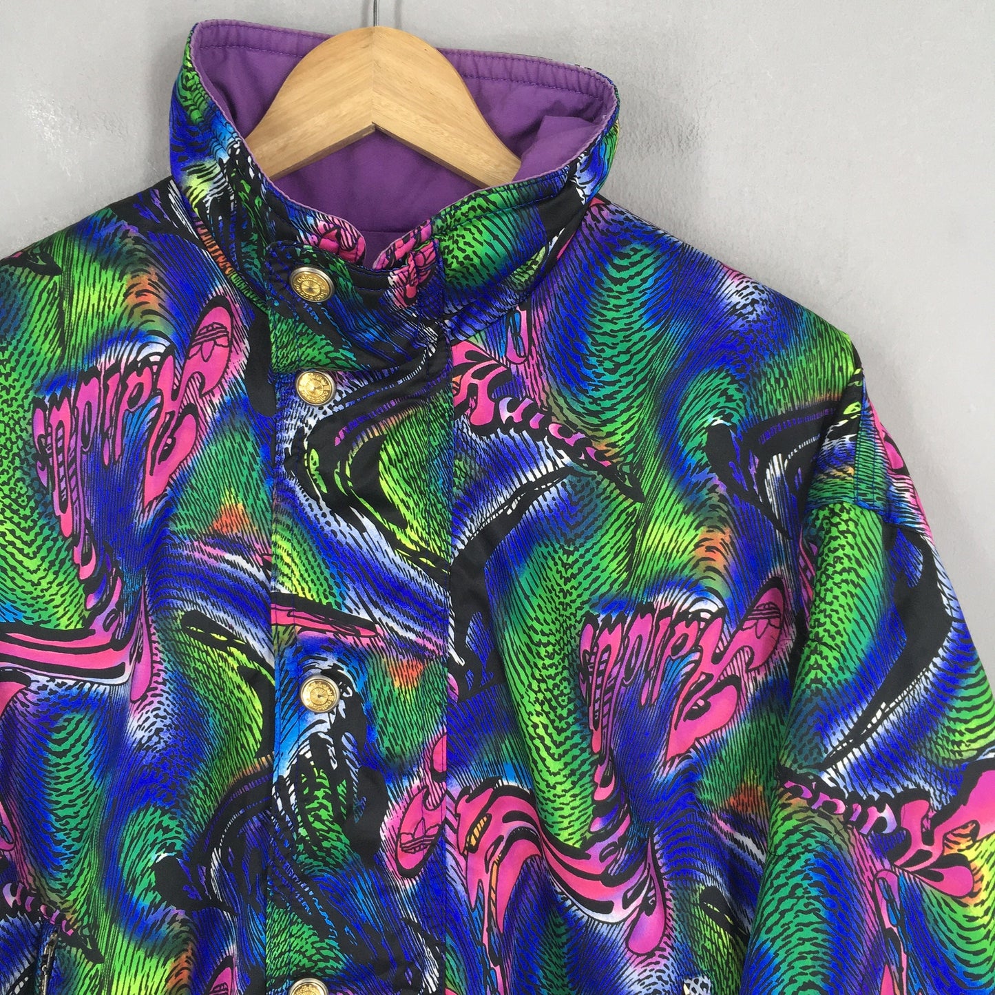 Adidas Pop Art Trefoil Windbreaker Hoodie Medium