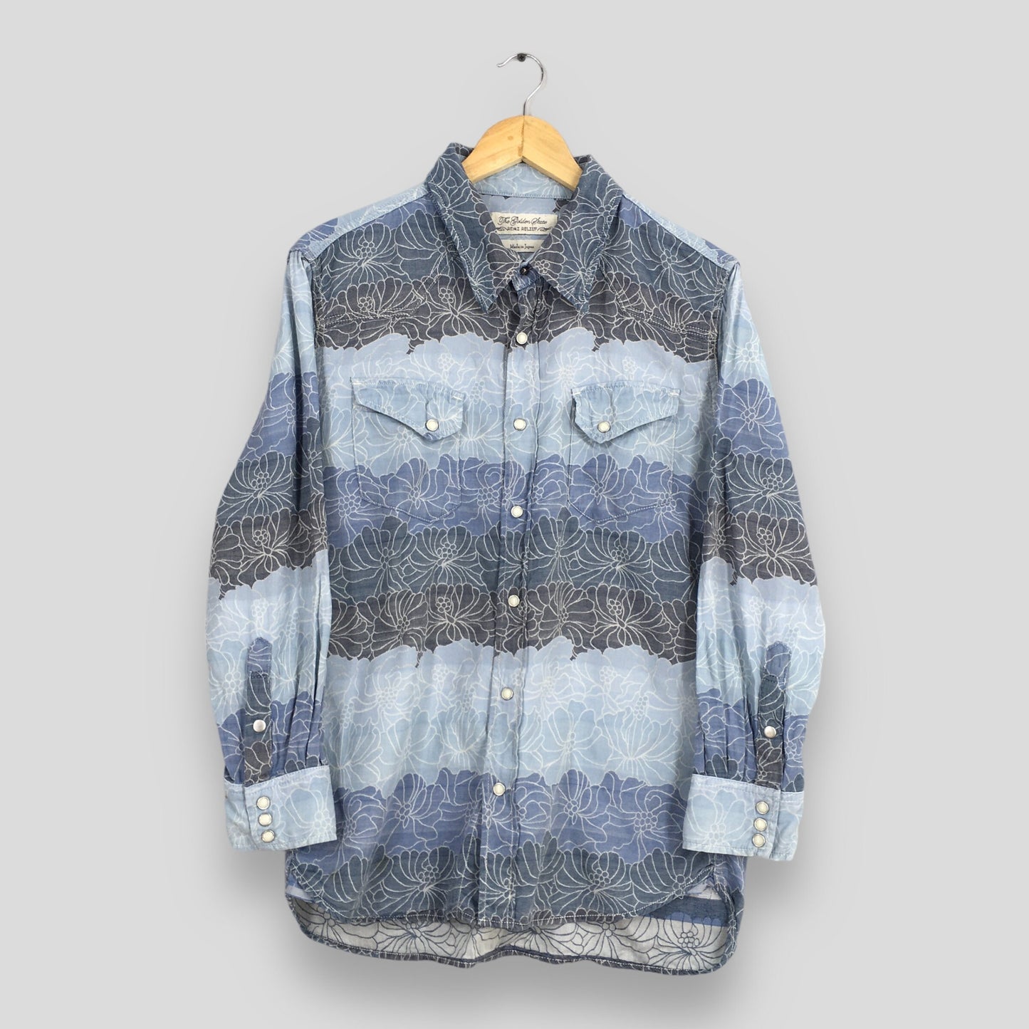 Remi Relief Yohji Yamamoto Denim Pearl Snap Shirt Large