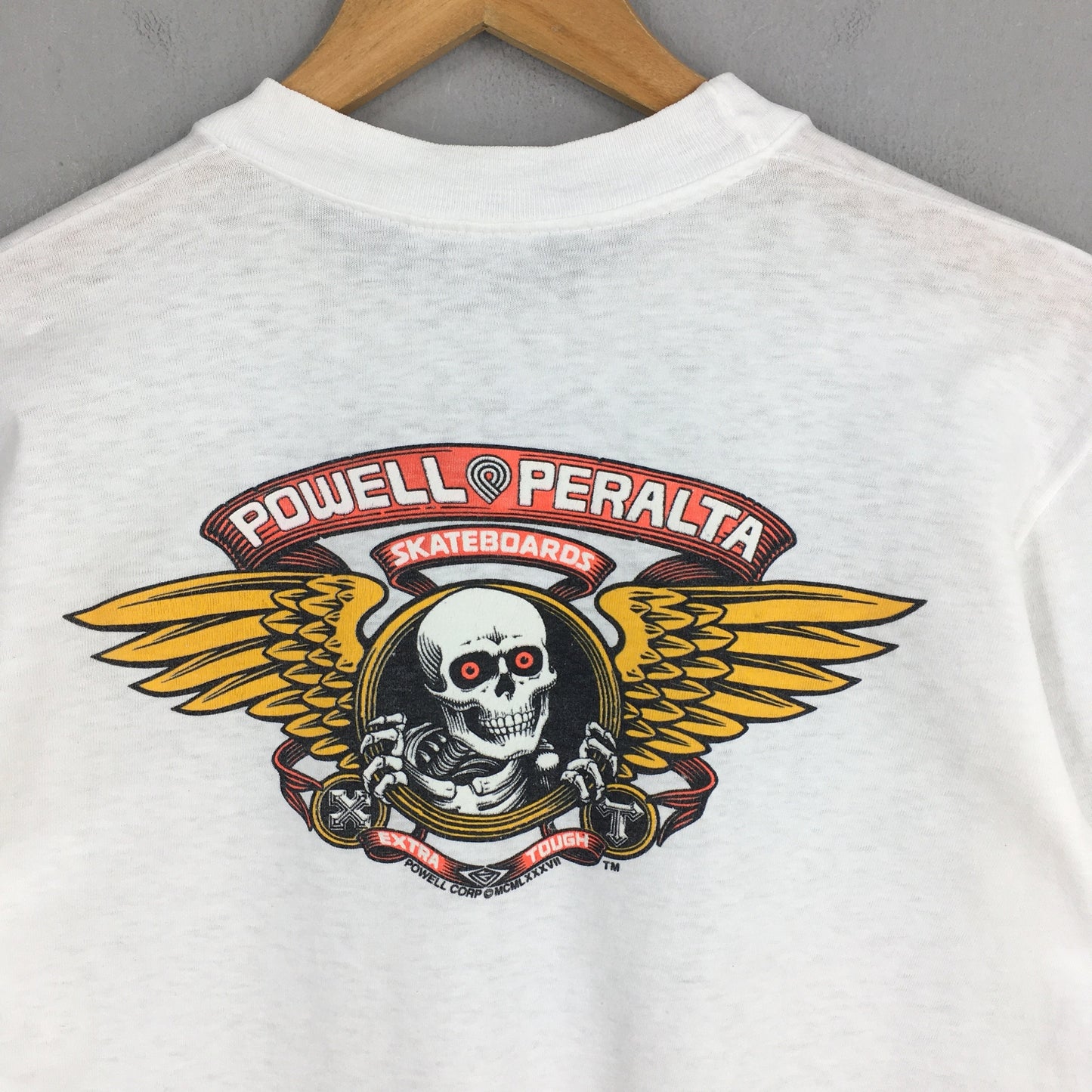 Powell Peralta Skateboards Skull Bones T shirt Medium