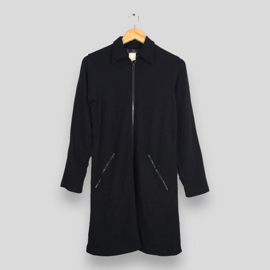 Ys Yohji Yamamoto Women Dress Coat Jacket Black XSmall