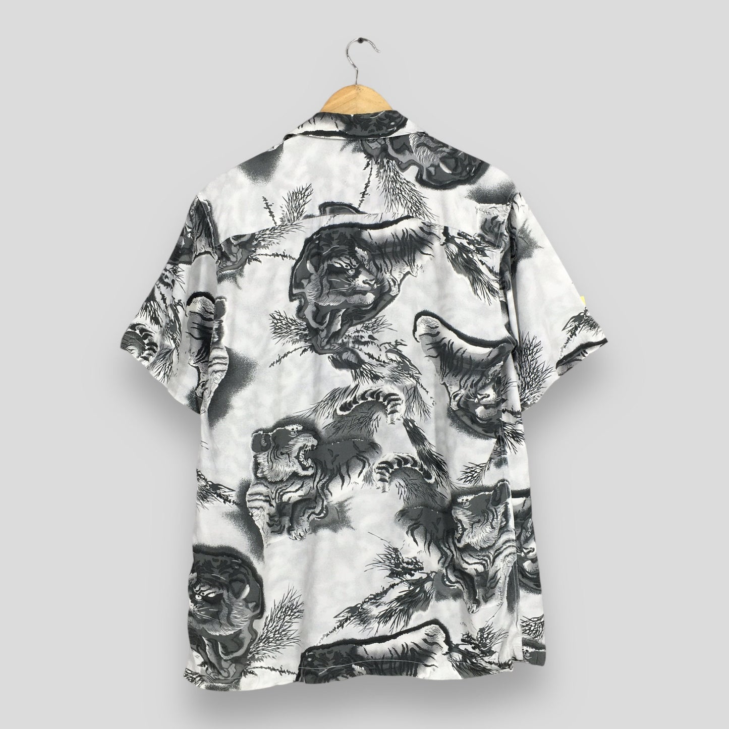 Houston Japan Hawaiian Dragon Shirt Medium