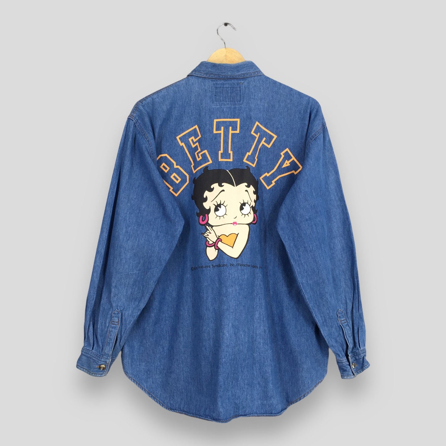 Betty Boop Denim Oxfords Shirt XLarge