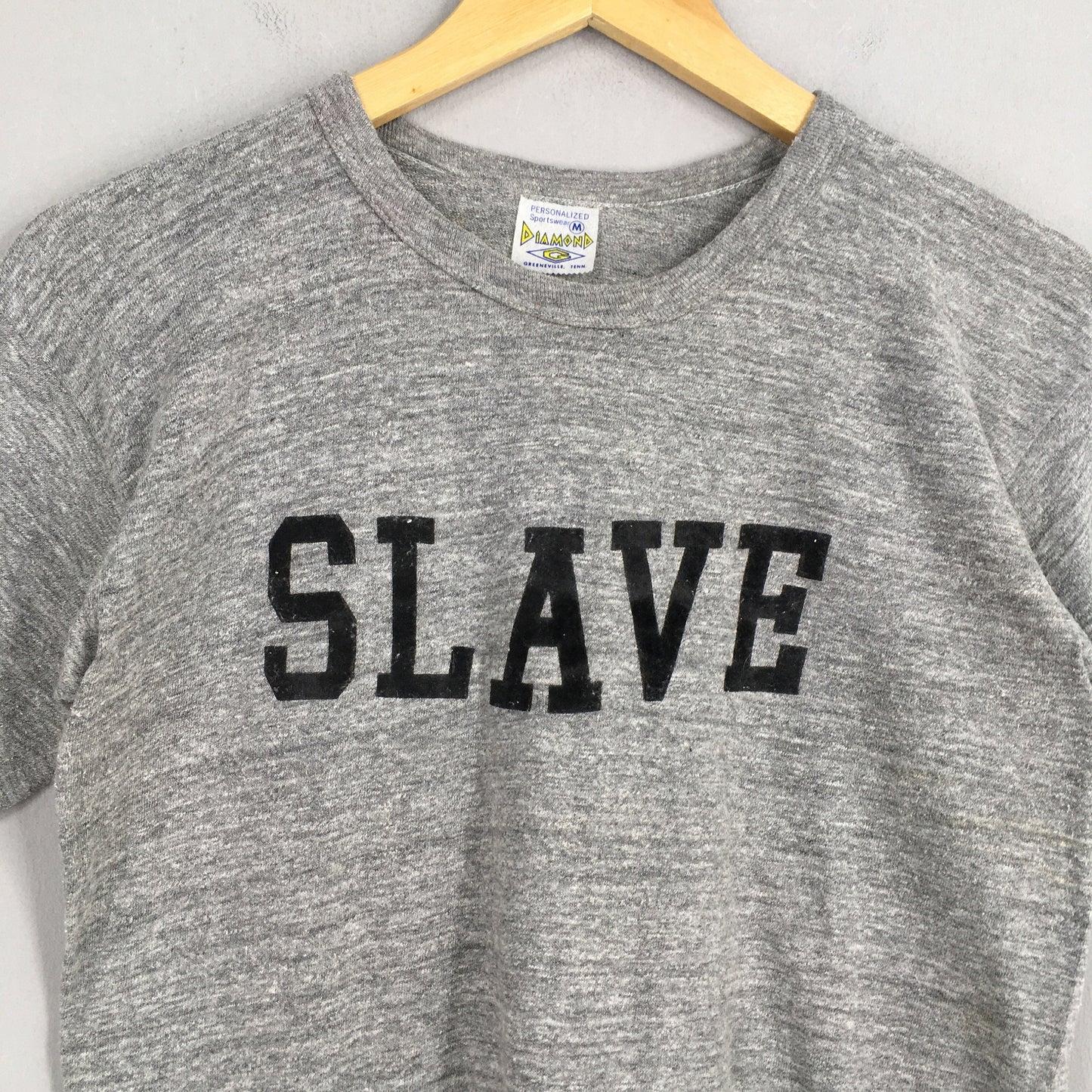 Slave Spell Out Logo T shirt Medium