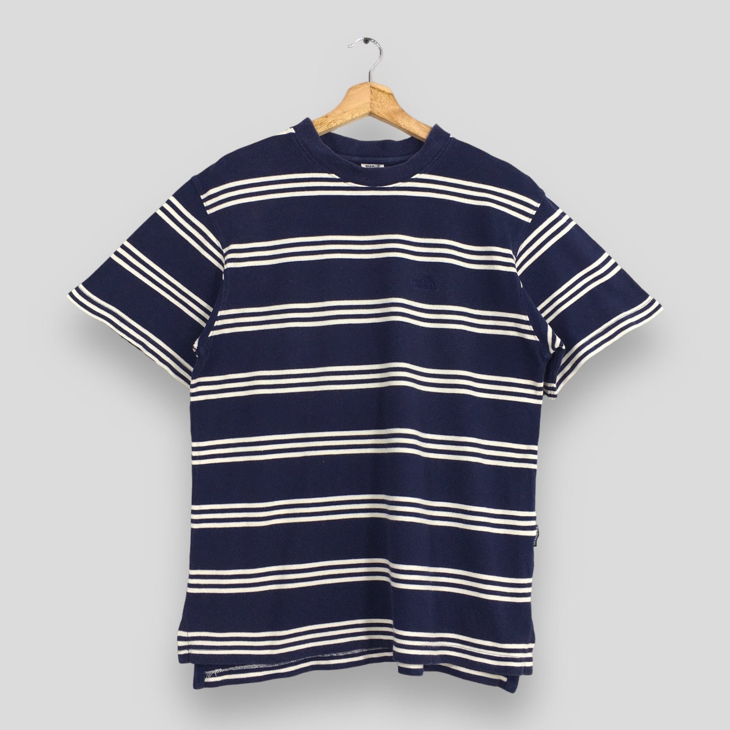 The North Face Striped Blue T shirt Small