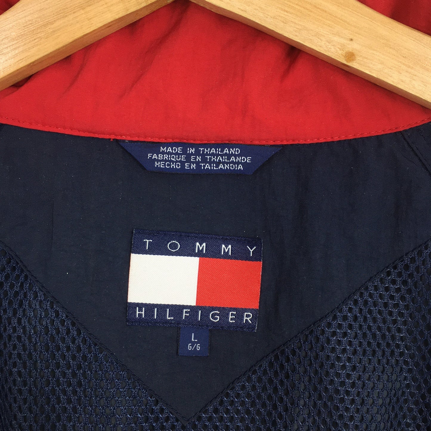 Tommy Hilfiger Blue Hoodie Jacket Large