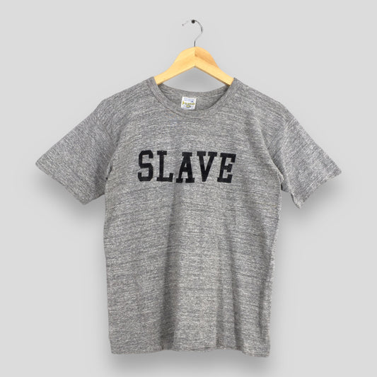 Slave Spell Out Logo T shirt Medium