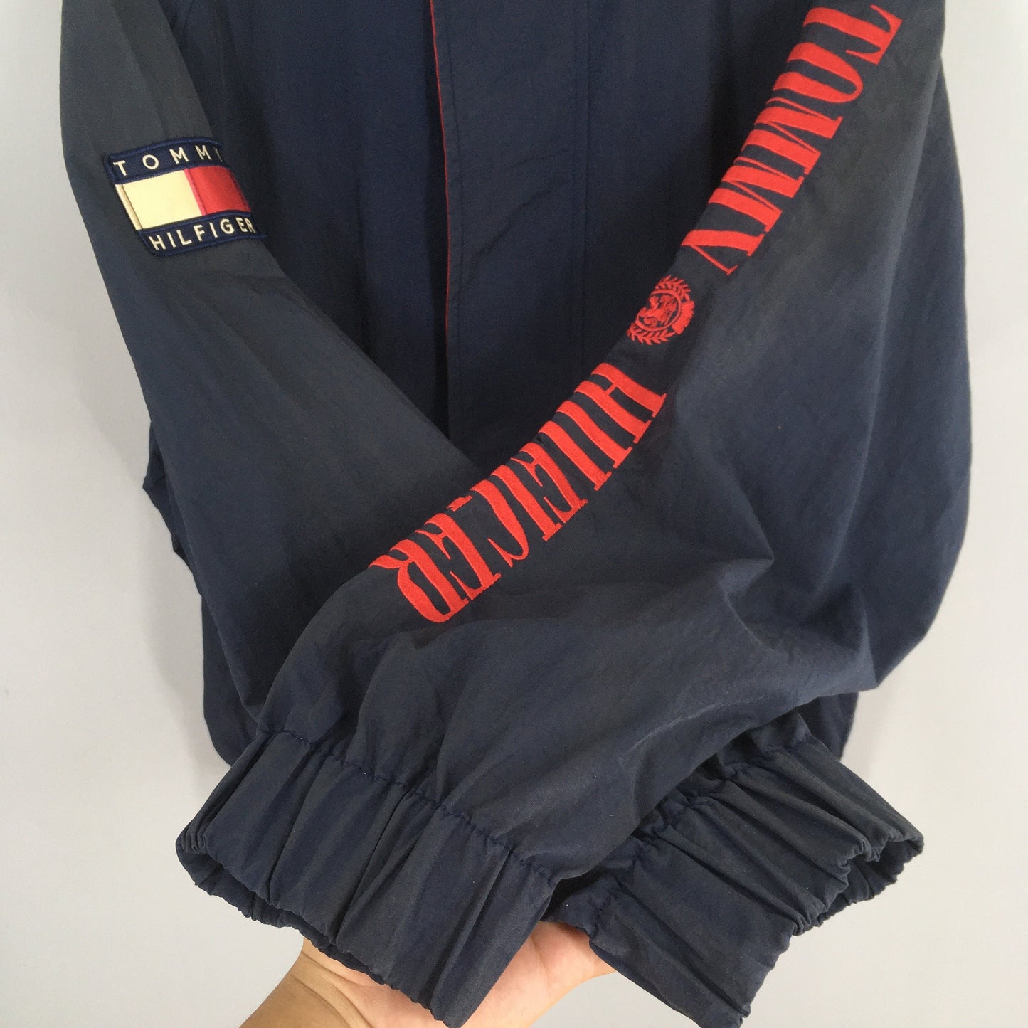 Tommy Hilfiger Blue Hoodie Jacket Large