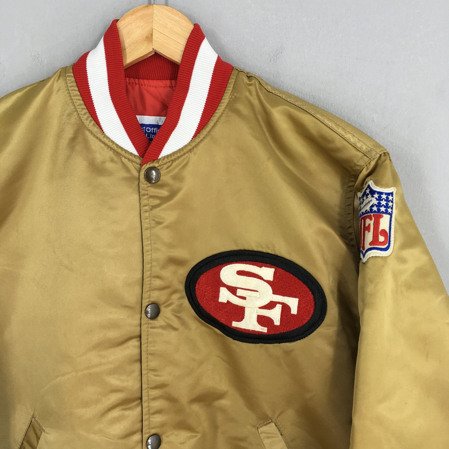 San Francisco 49ers NFL Satin Jacket Medium