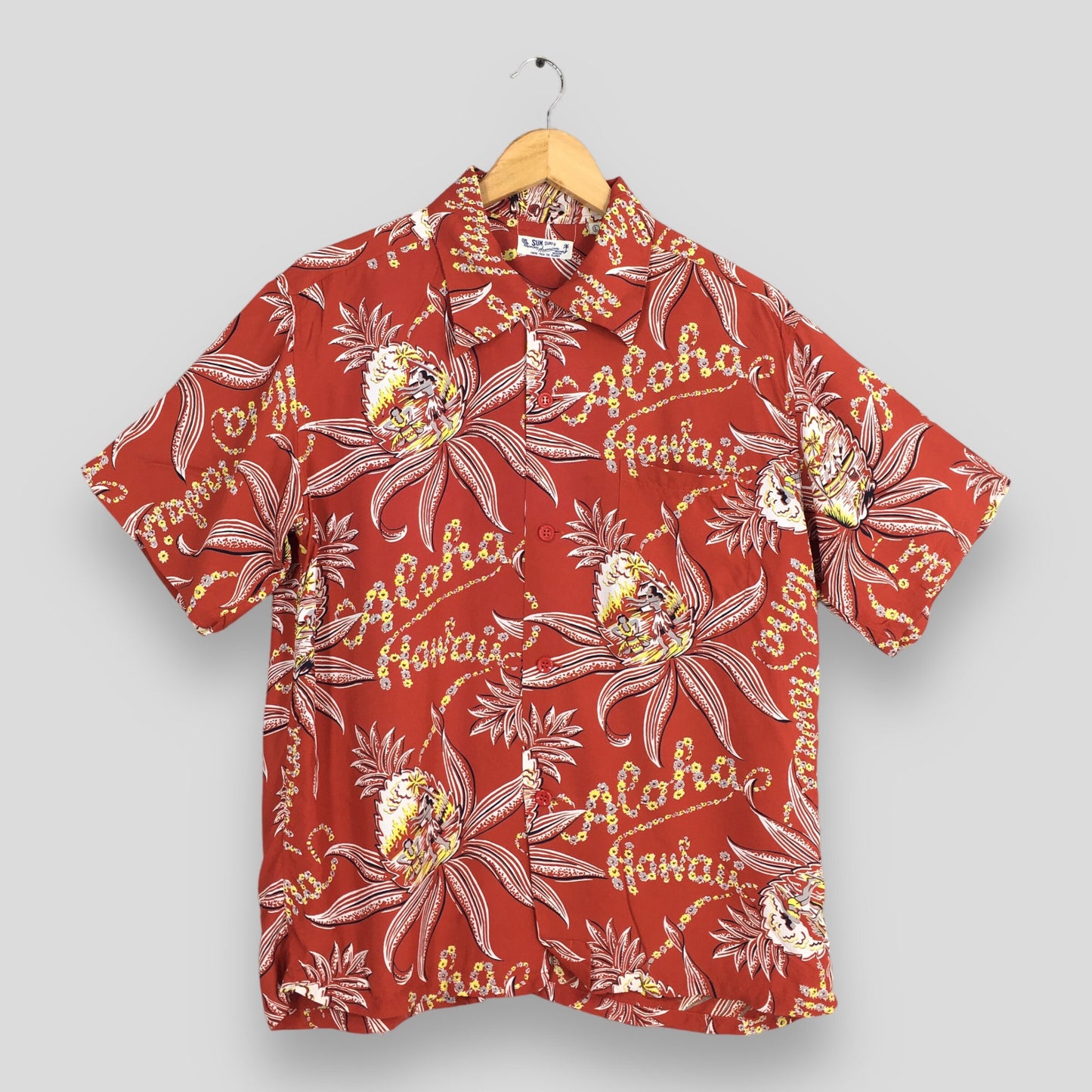 Sun Surf Hale Hawaii Japanese Rayon Shirt Large