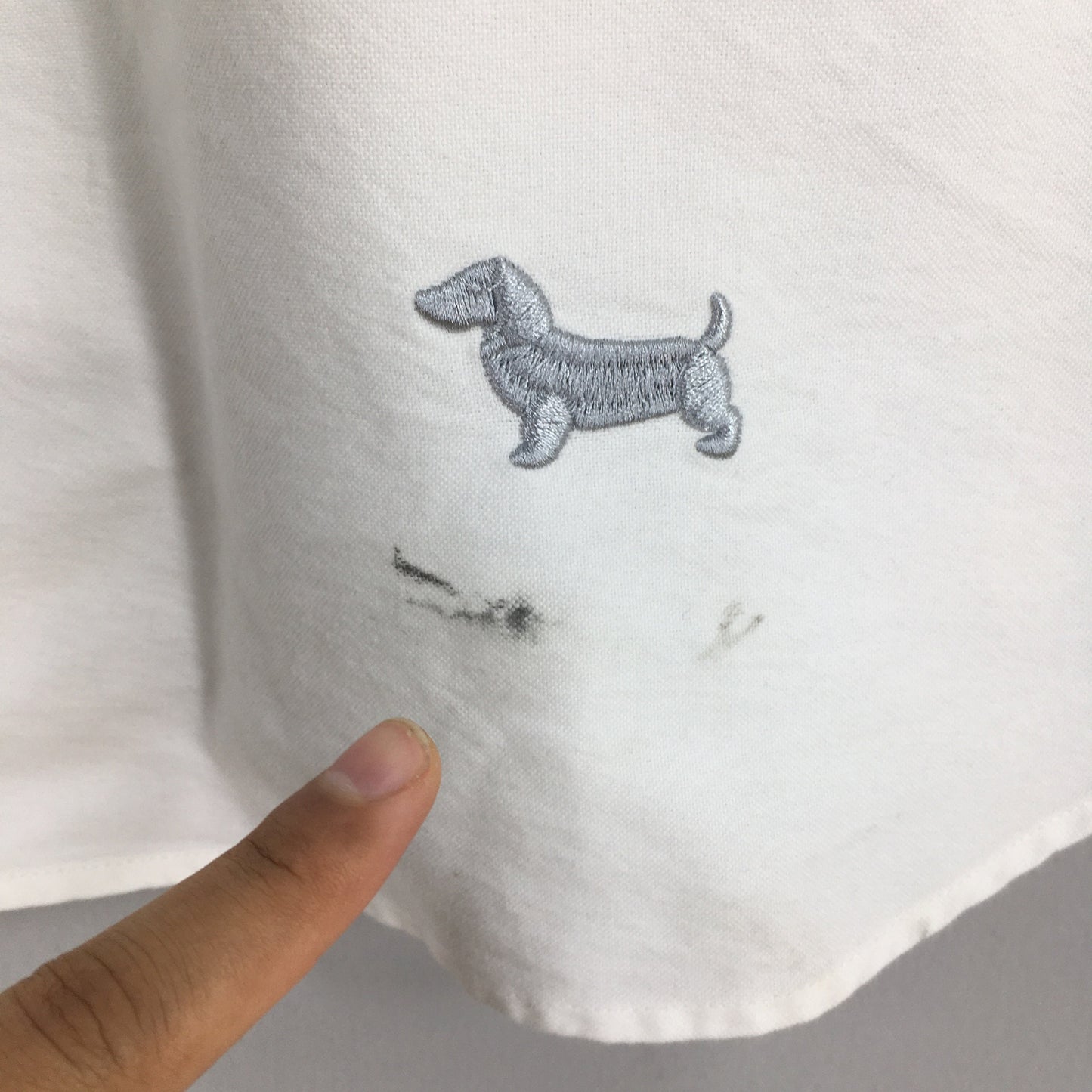 Thom Browne White Oxfords Shirt Medium