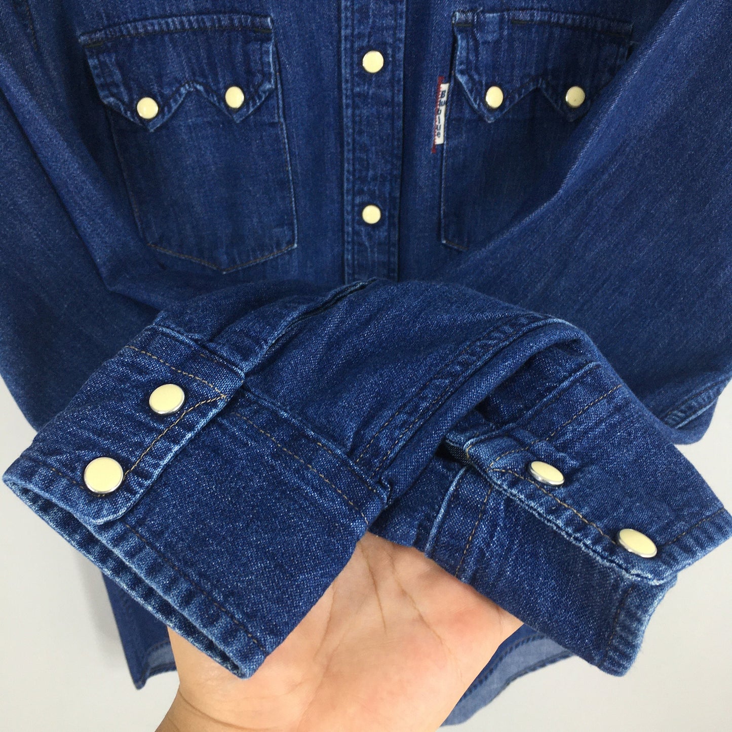 Blue Blue Japan Indigo Jeans Shirt Medium