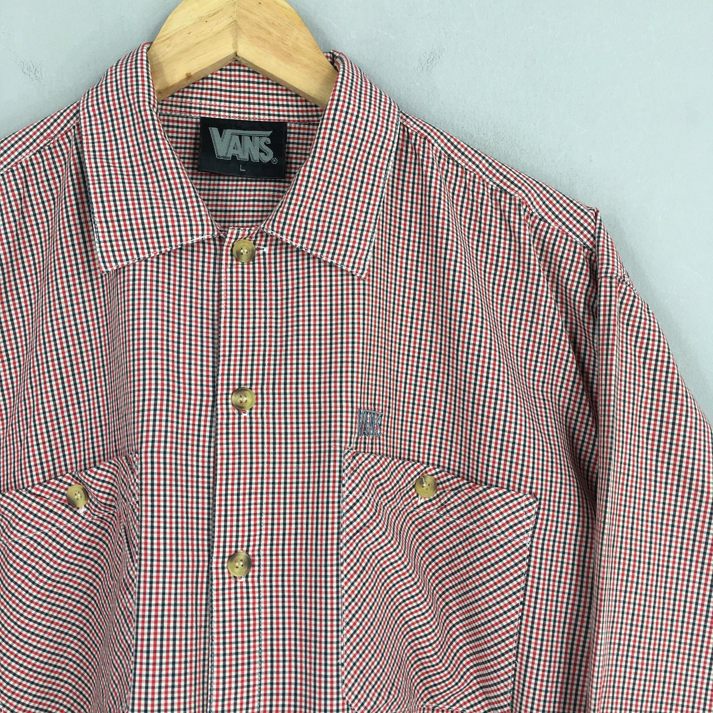 Vans Plaid Checkered Flannel Shirt Large