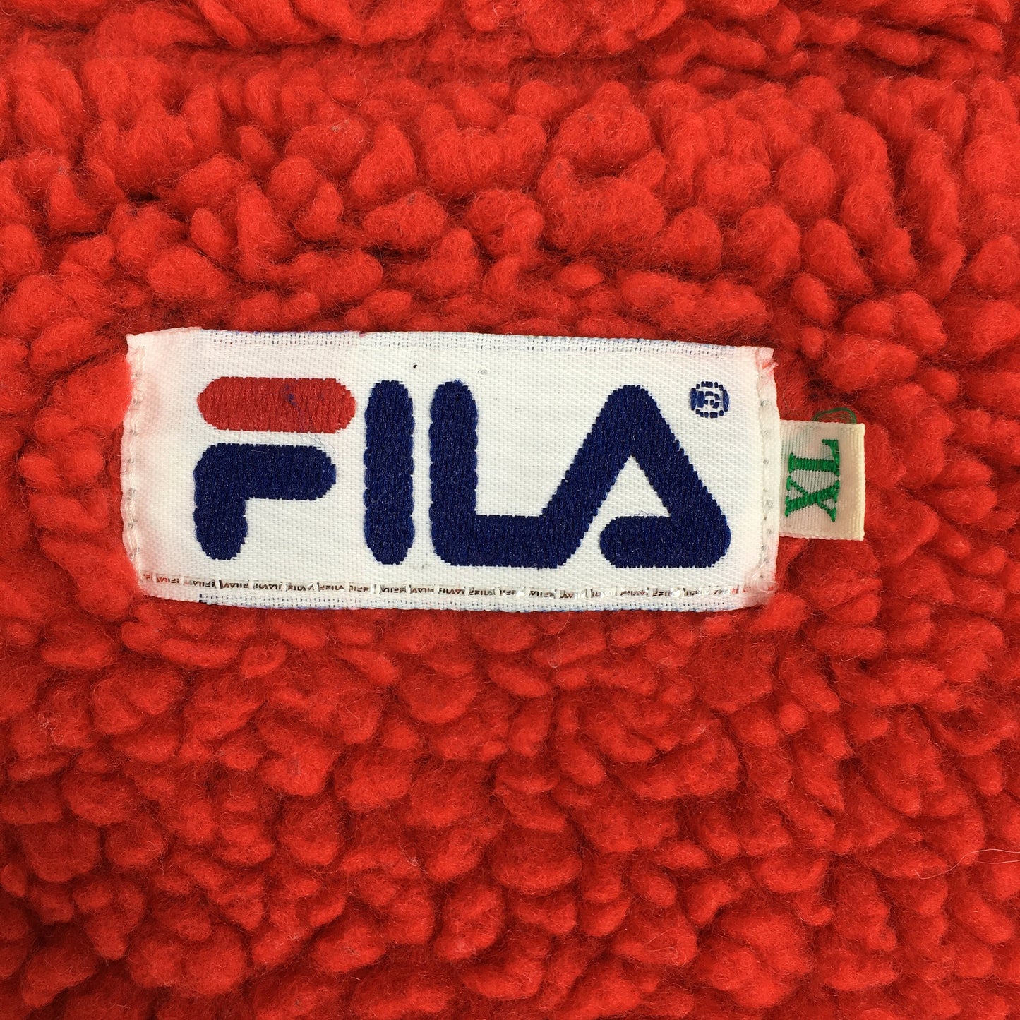 Fila Sherpa Hoodie Multicolor Parka XLarge