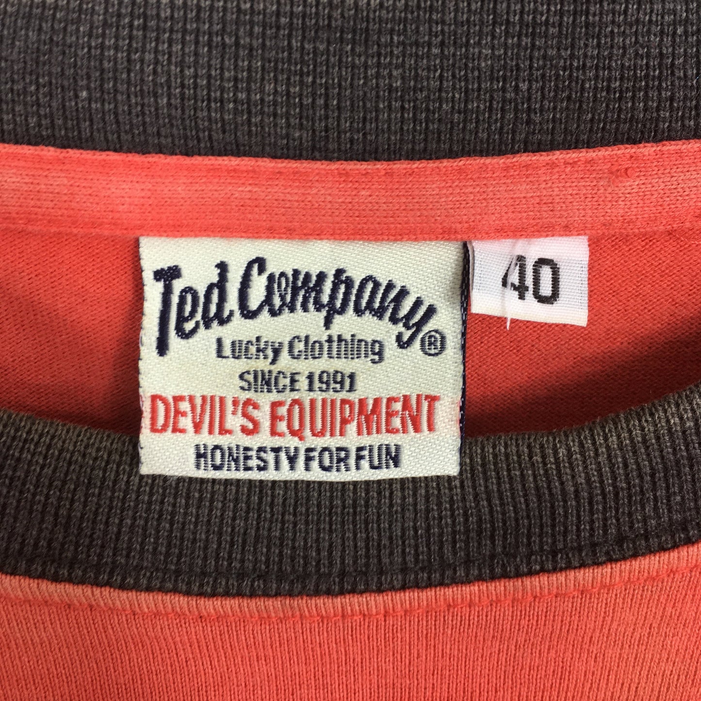 Ted Company T shirt Small Tedman's Angry Teddy Red Devil M.C. Bikers