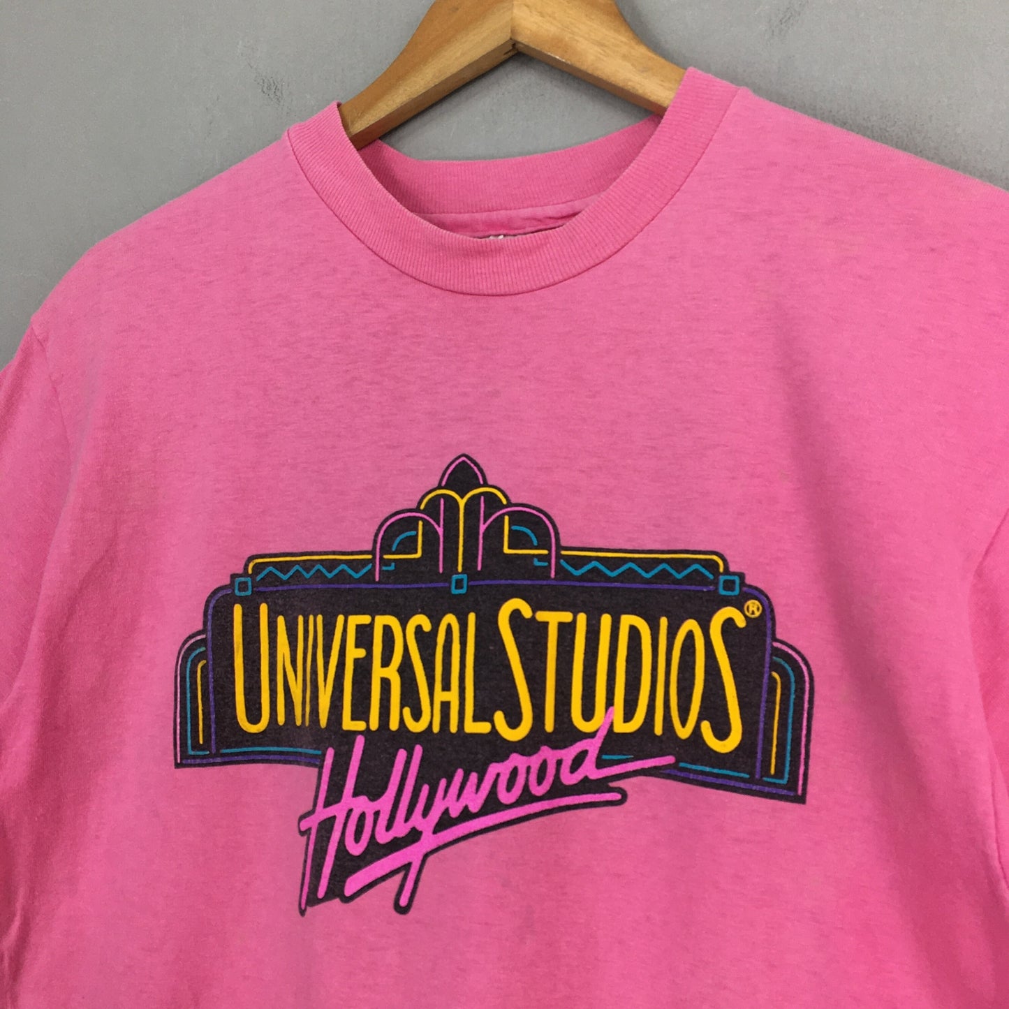 Universal Studios Hollywood Usa Pink T shirt Medium