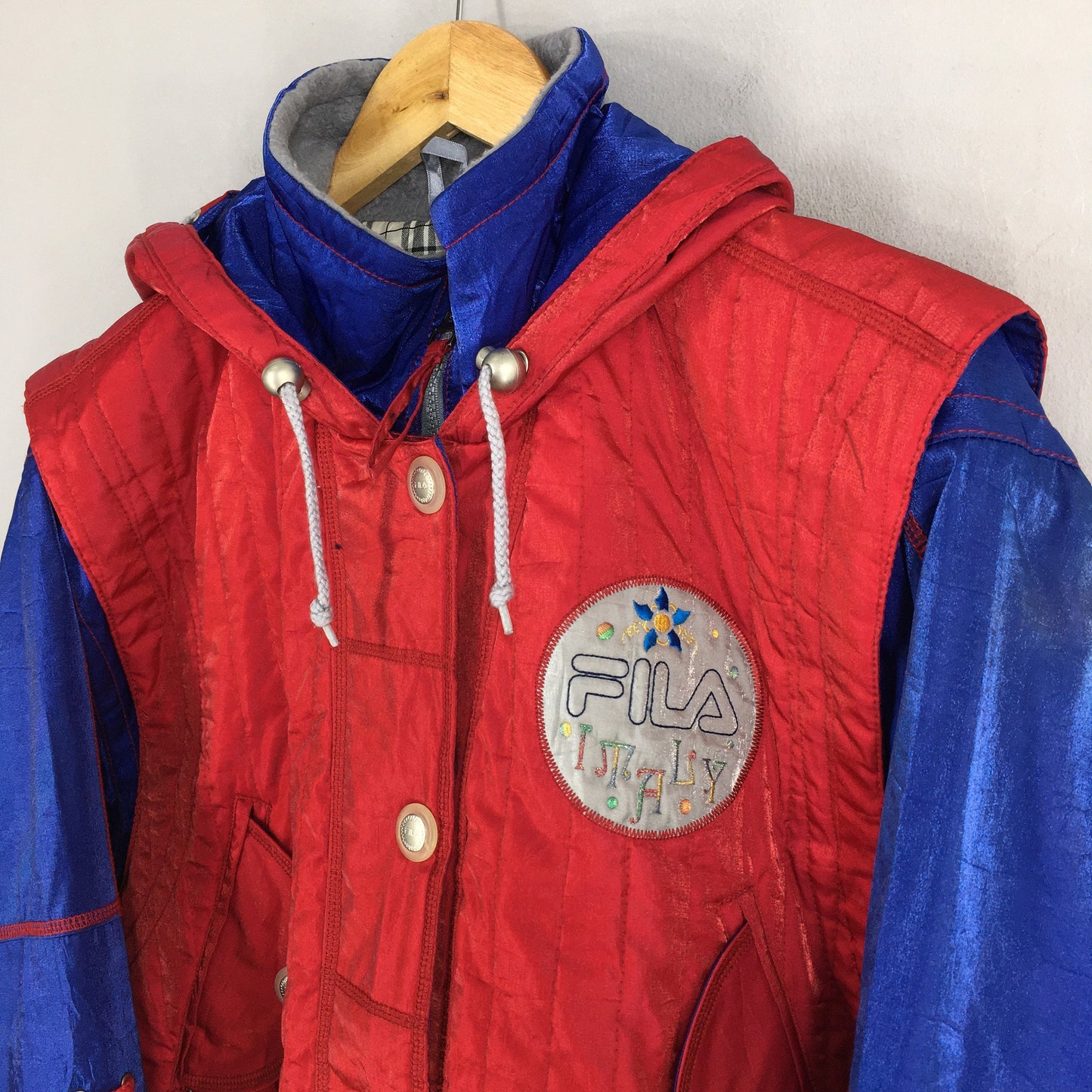 Fila Skiing Bomber Hoodie XLarge