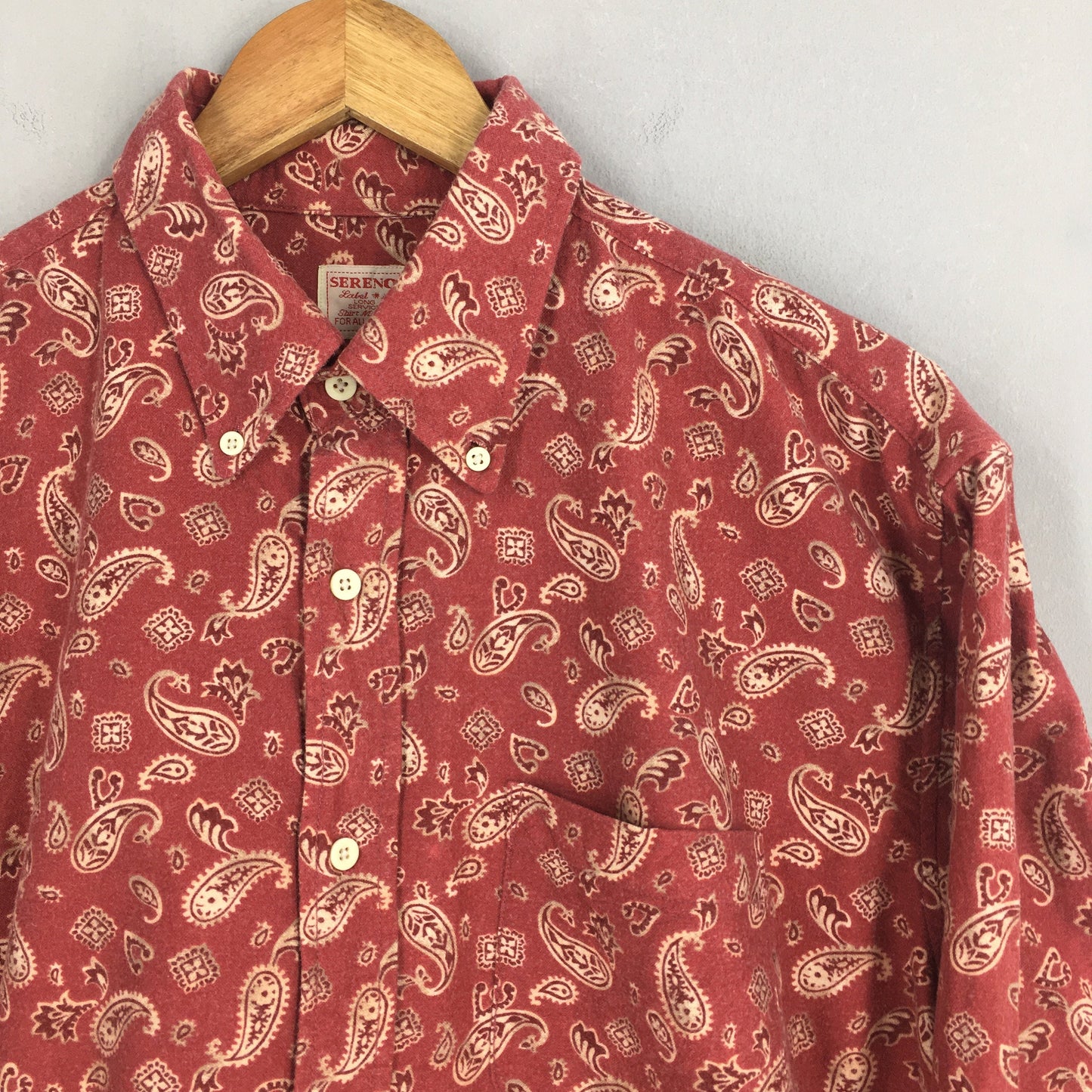 Paisley Floral Shirt Casual Large