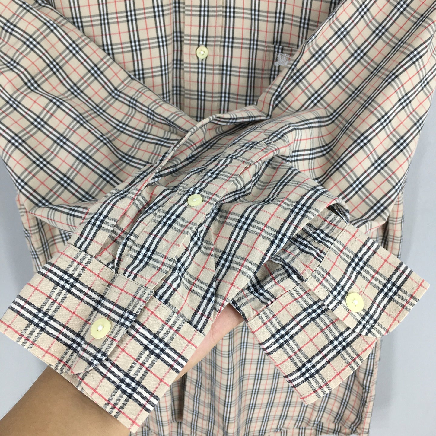 Burberrys Nova Check Oxfords Shirt Medium