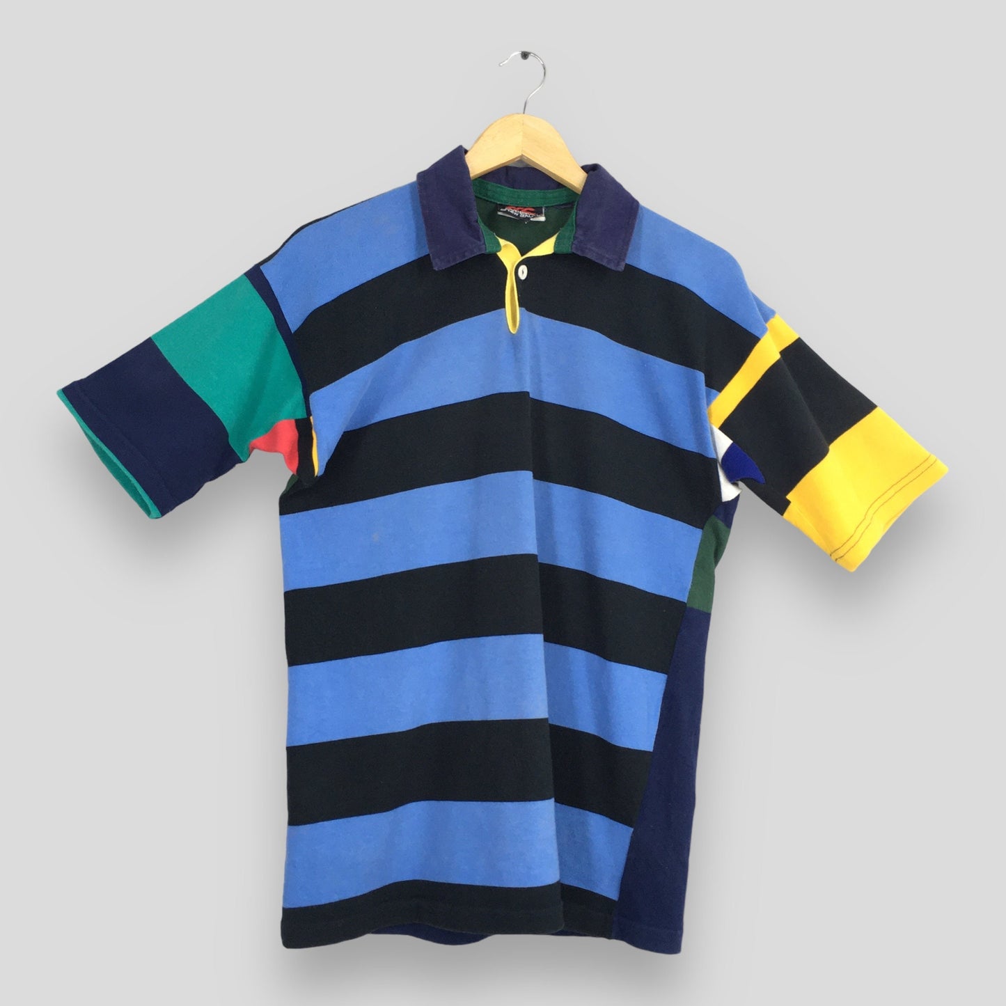 Canterbury Of New Zealand Multicolor Stripes Rugby Shirt Medium