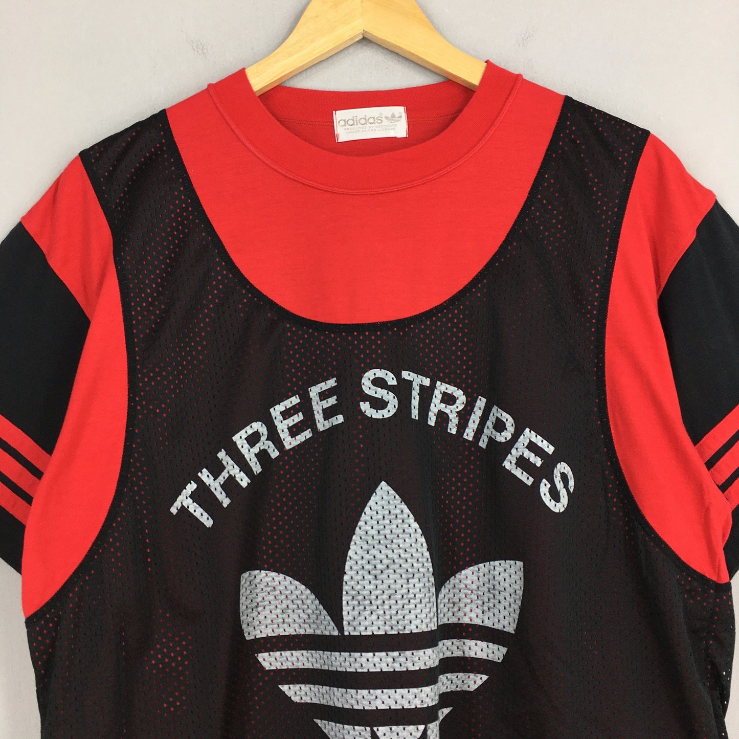 Adidas Trefoil Multicolor Printed Jersey Large