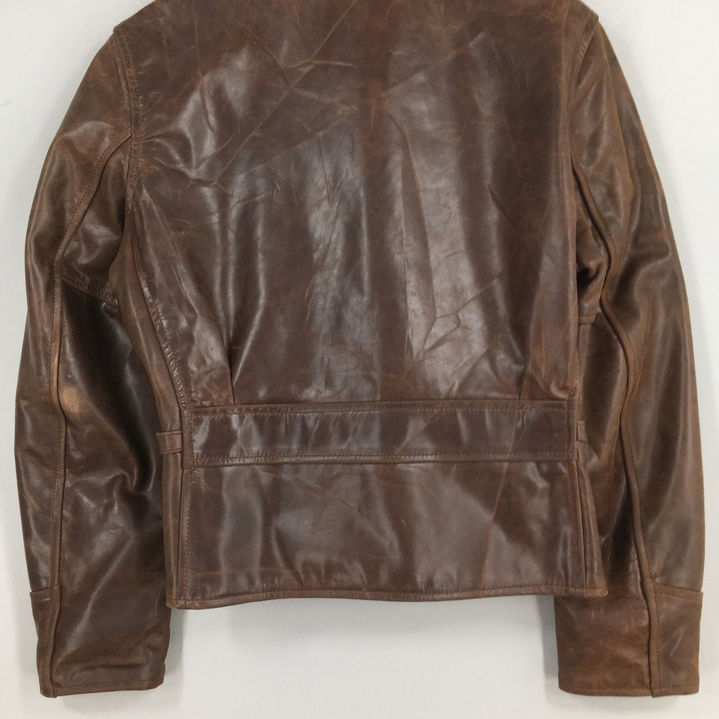 Aero Leather Steerhide NYC Punk Jacket Medium