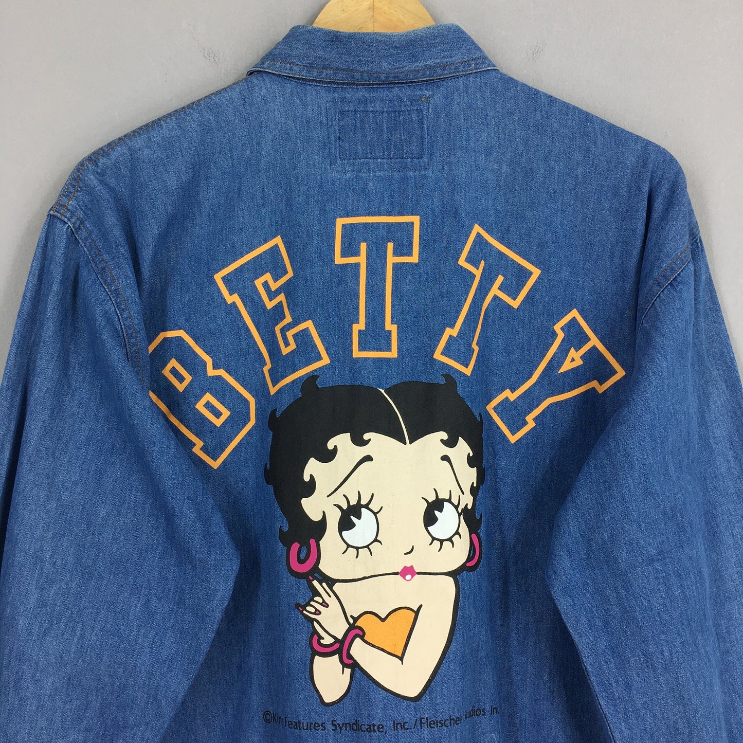 Betty Boop Denim Oxfords Shirt XLarge