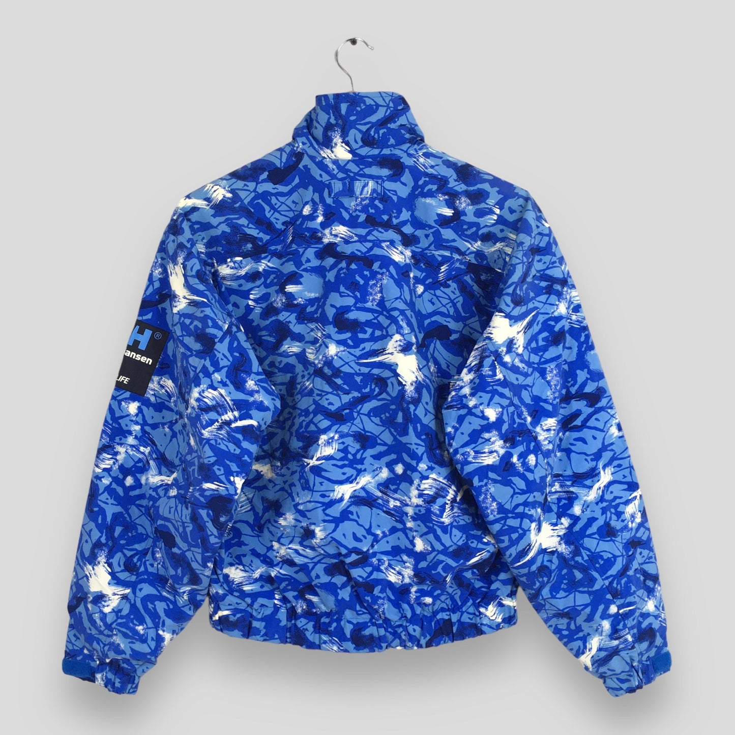 Helly Hansen Sea Life Abstract Windbreaker Jacket Medium