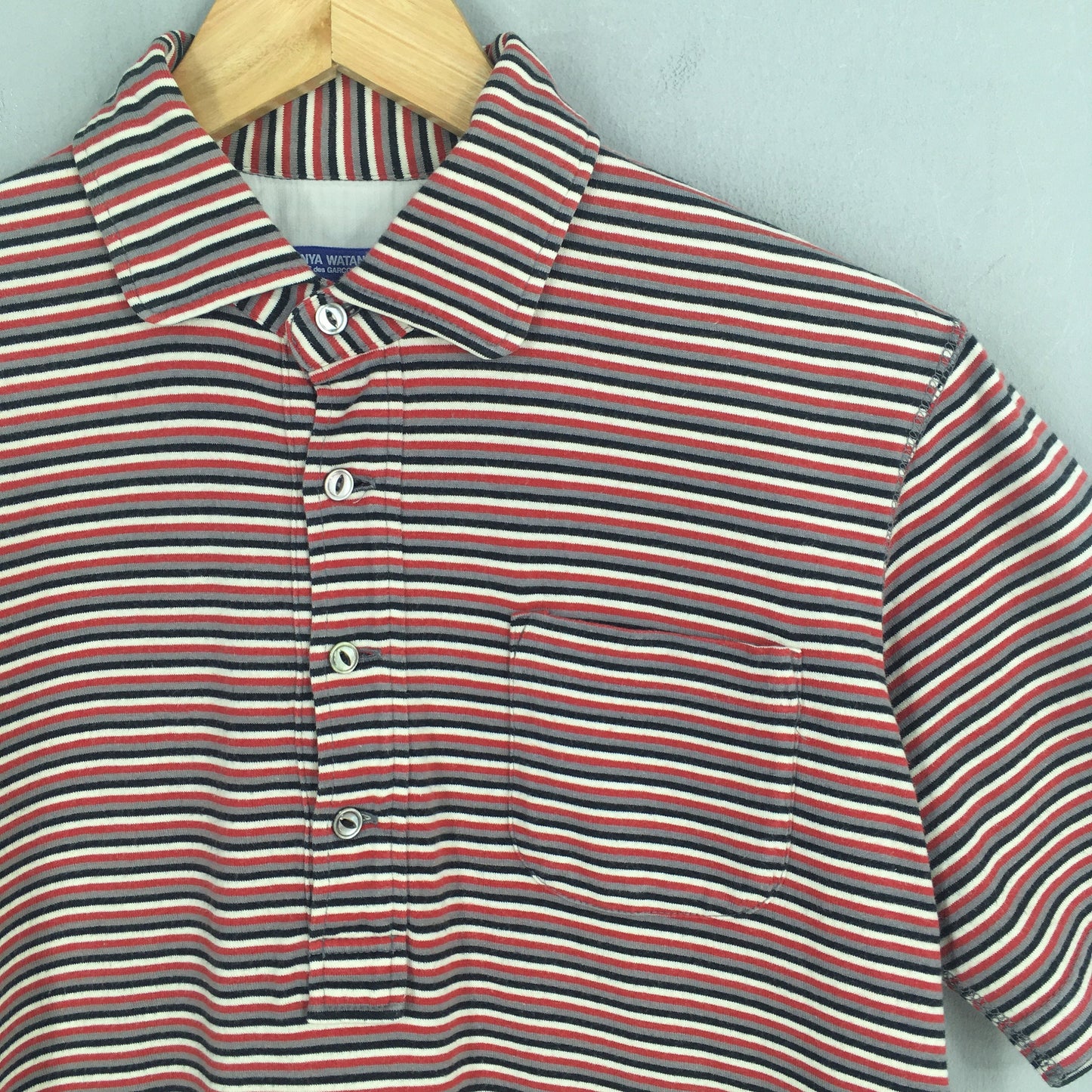 Comme Des Garcons Man Stripes Multicolor Oxford Small