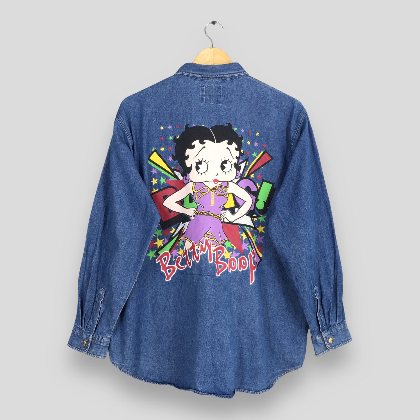 Betty Boop Denim Oxfords Shirt Medium