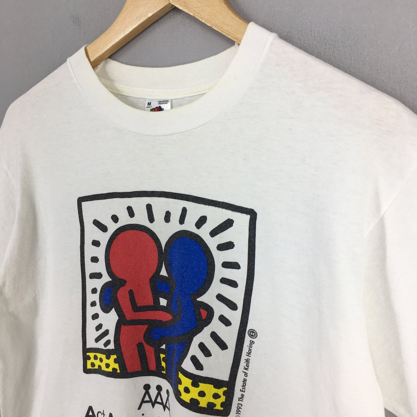 Keith Haring Hug Pop Art T shirt Medium