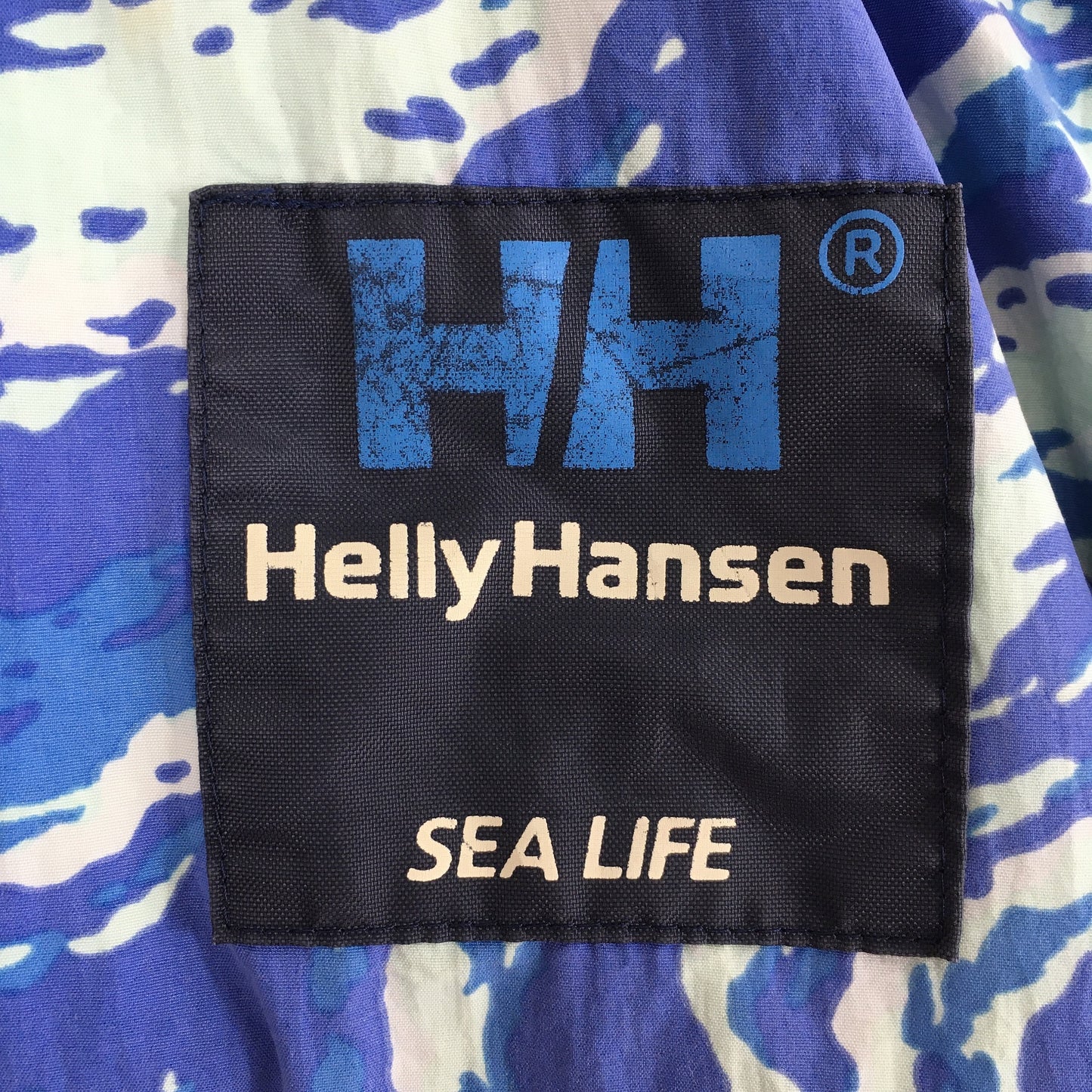 Helly Hansen Sea Life Abstract Windbreaker Jacket Large