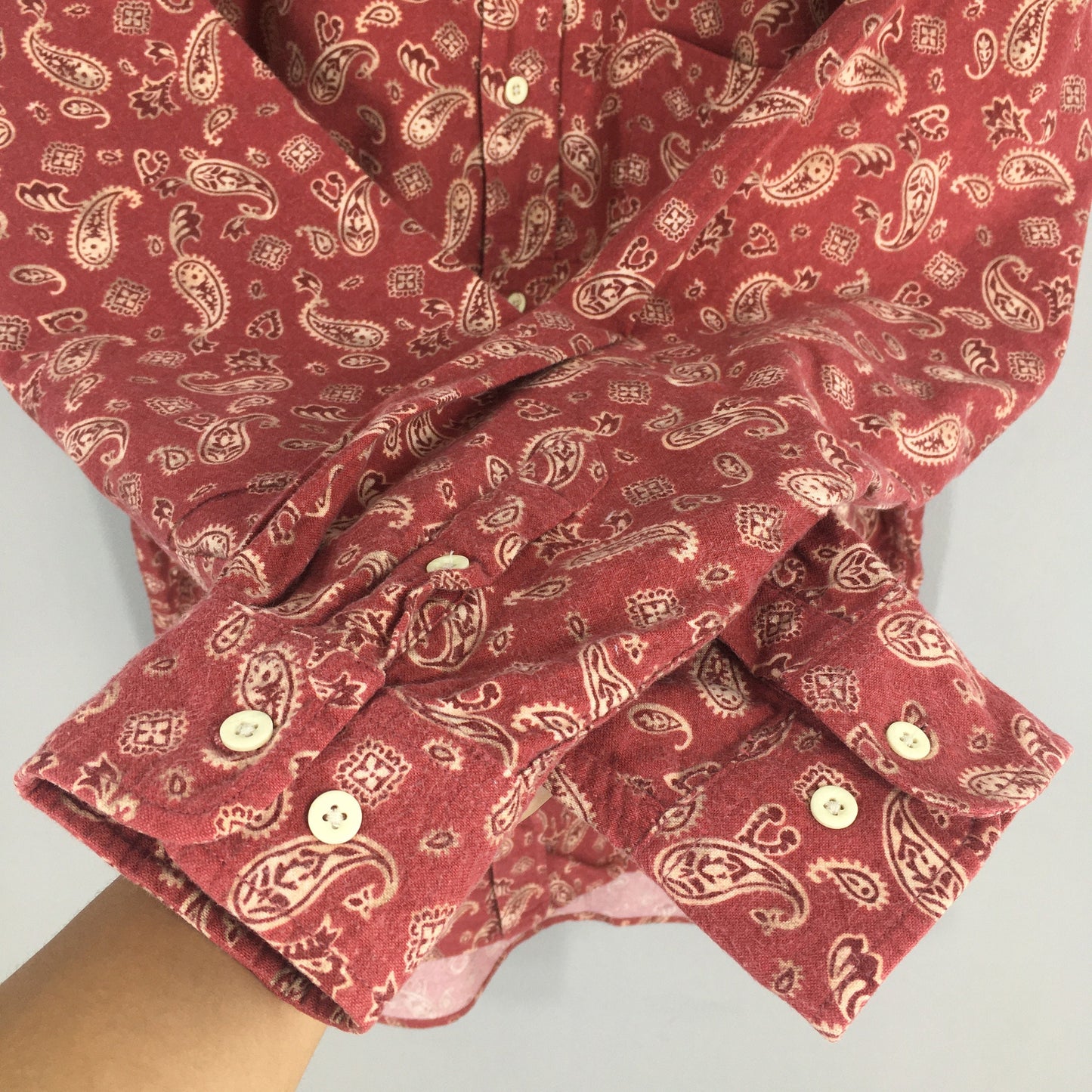 Paisley Floral Shirt Casual Large