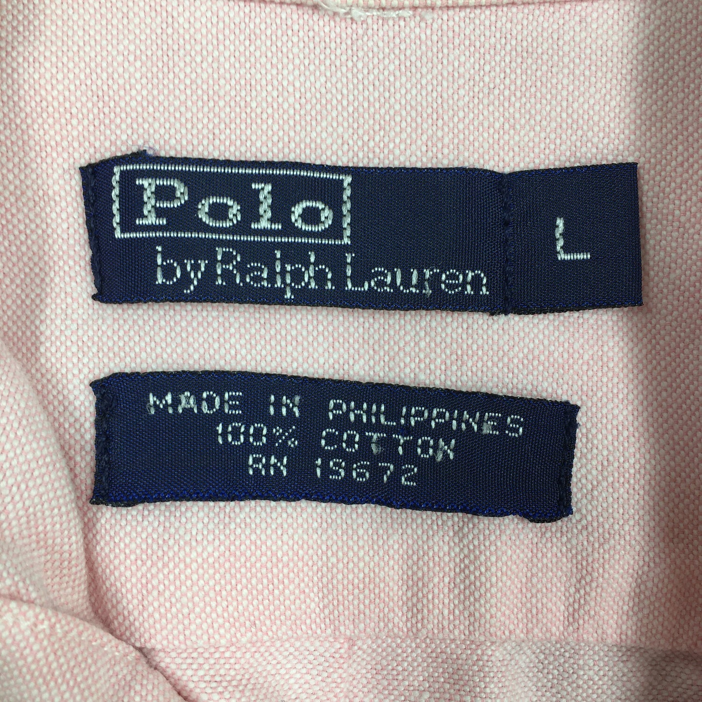 Polo Ralph Lauren Pink Oxfords Shirt Large