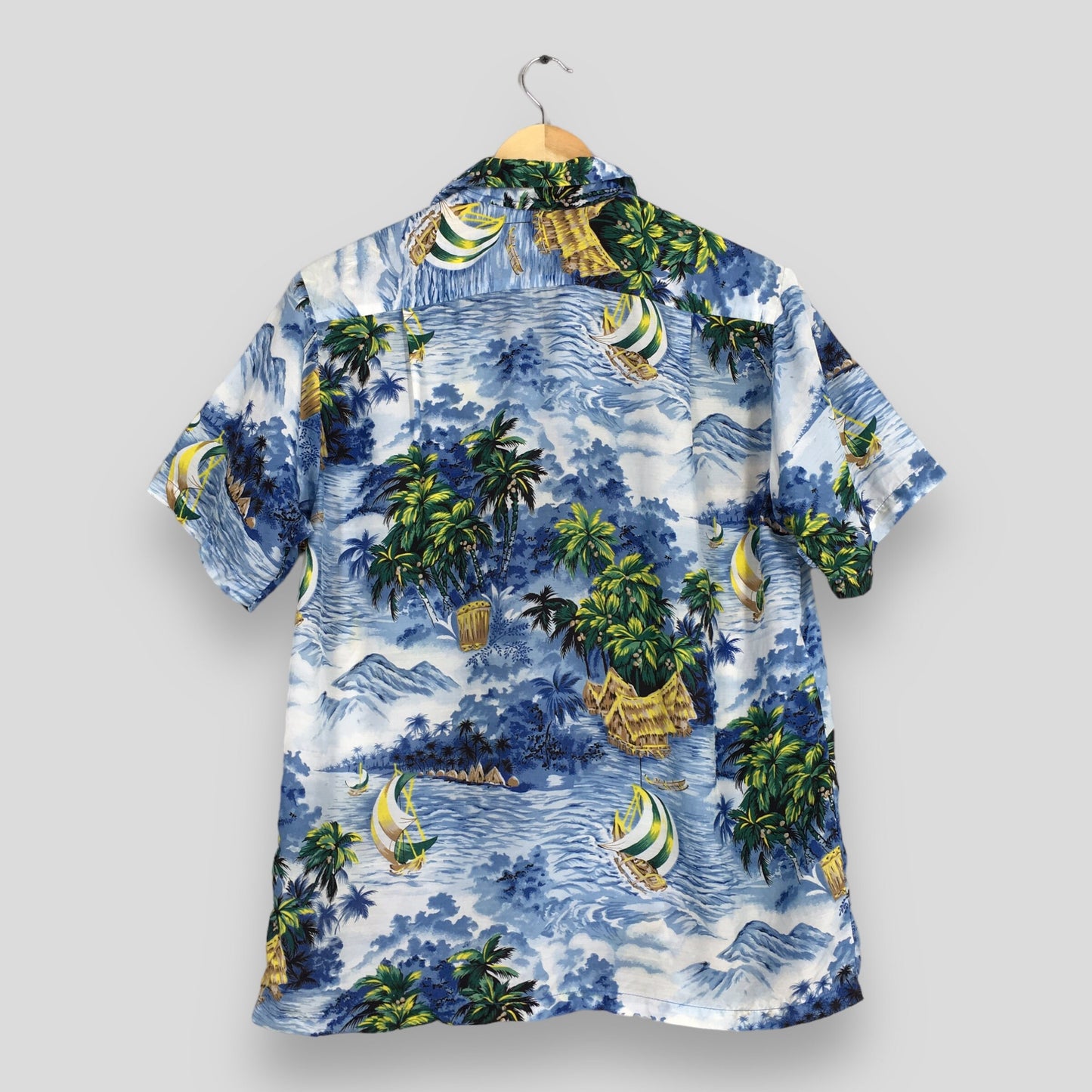 Diamond Head Sportswear Surfing Beach Rayon Shirt Small