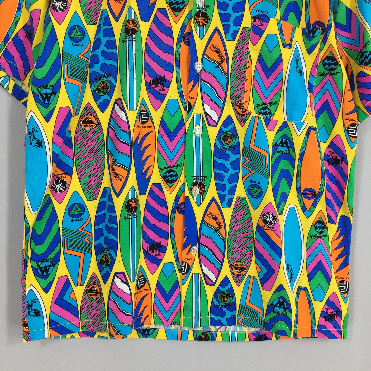 Hawaiian Aloha Surfboard Shirts Medium