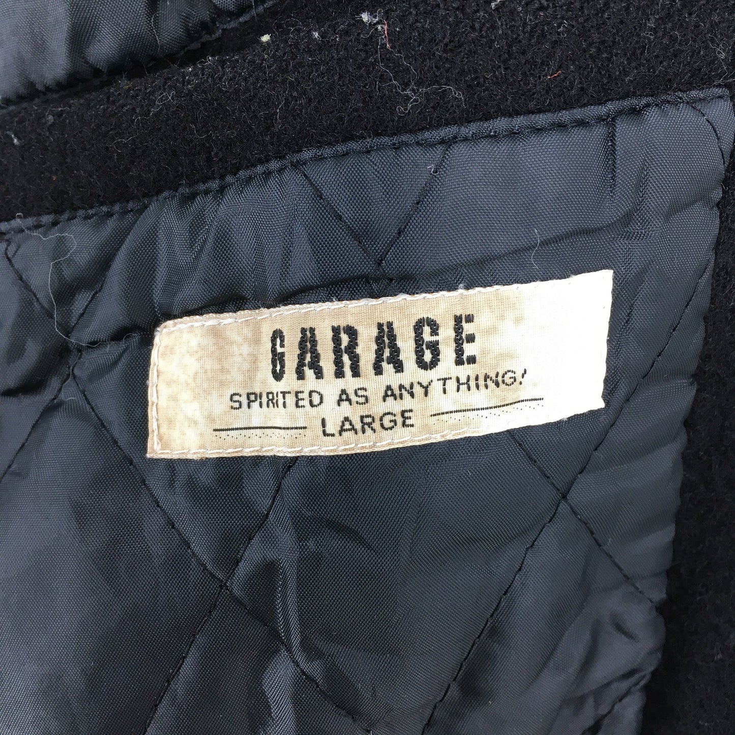 Garage Sports Club Wool Varsity Jacket Large