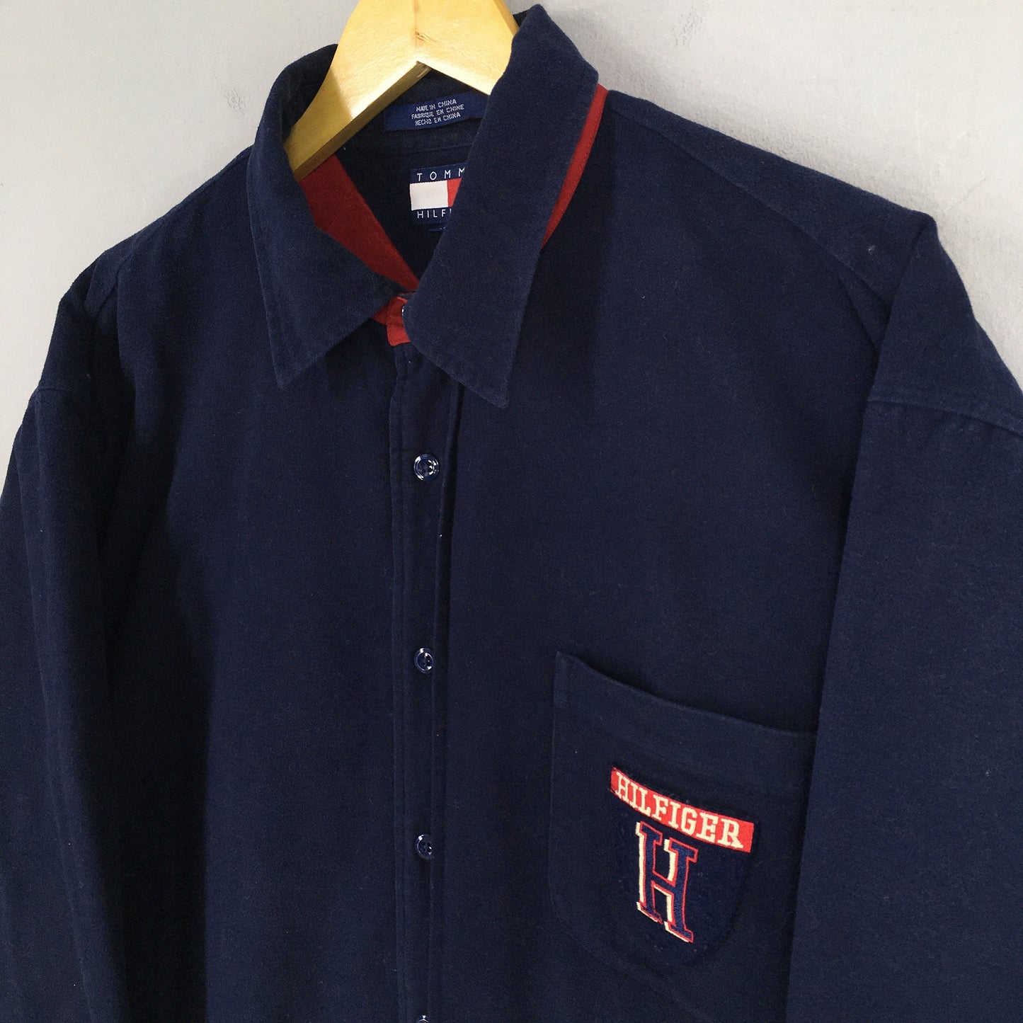 Tommy Hilfiger Blue Thick Oxfords Large