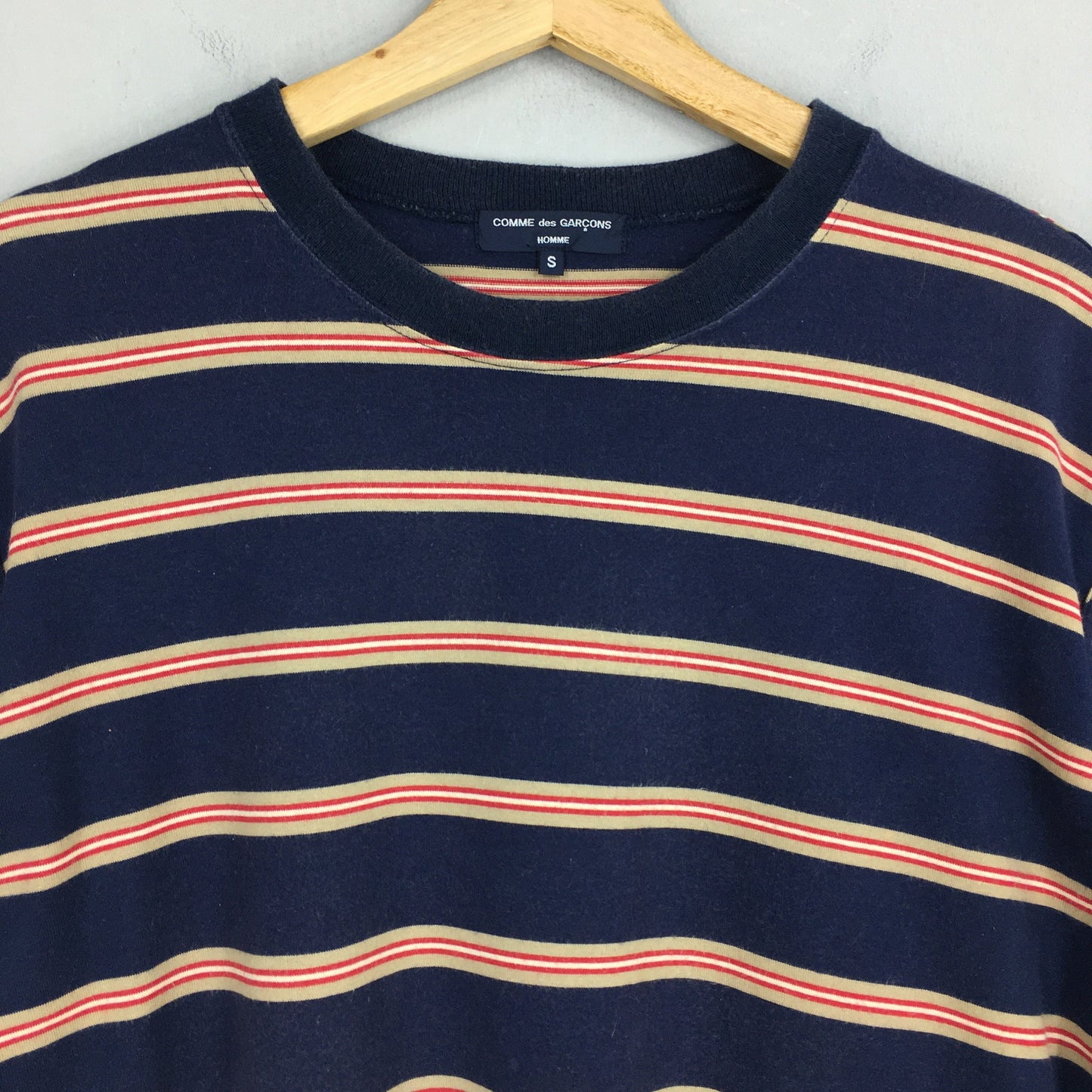 Comme Des Garcons Homme Stripes Multicolor T shirt Small