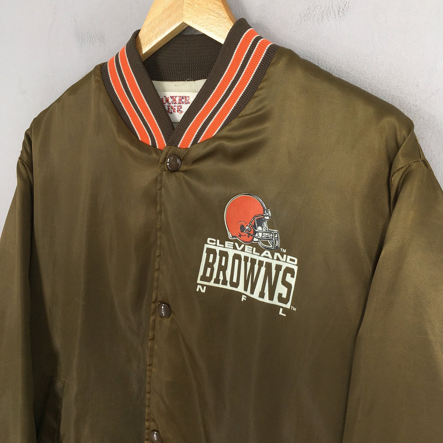 Cleveland Browns Rugby NFL Bomber Jacket Large