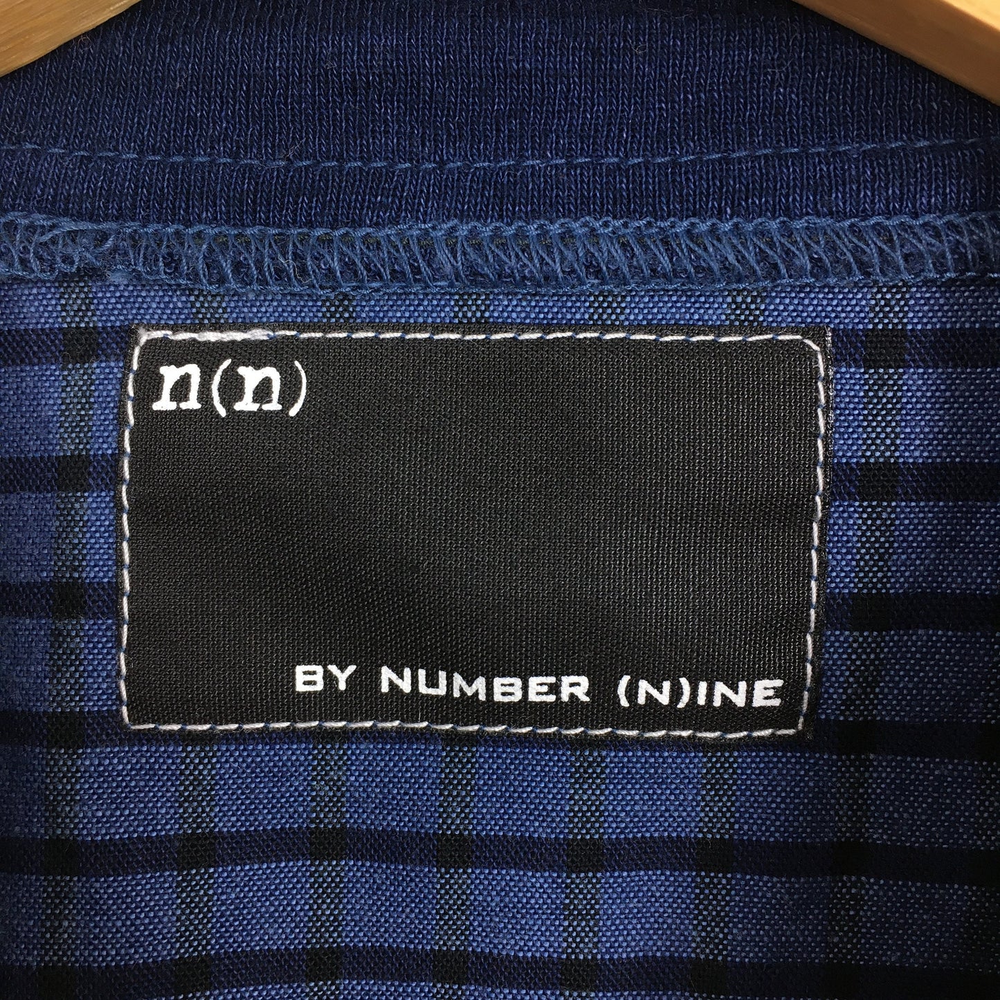 Number (N)ine Blue Tartan Checkered Jacket Medium