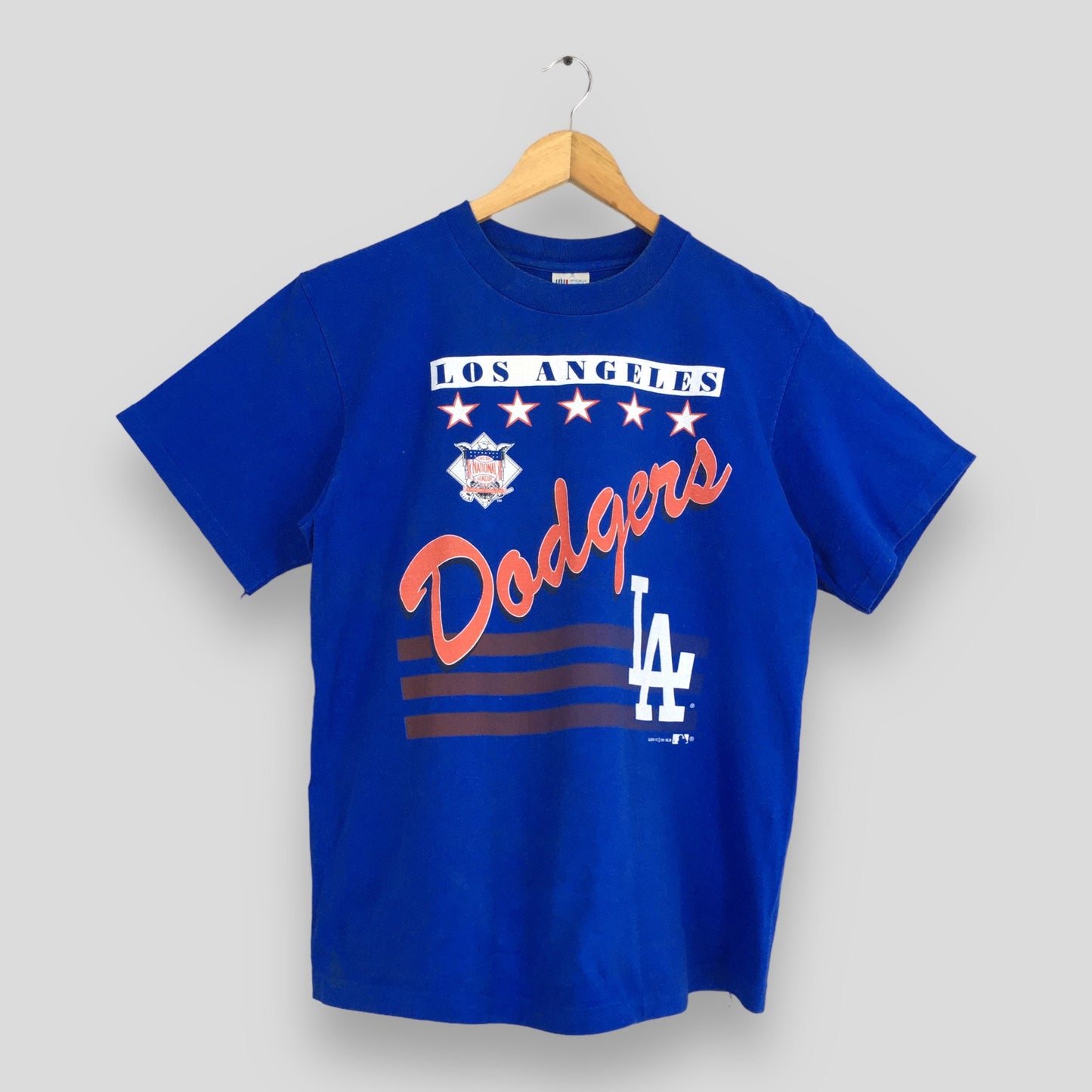 Los Angeles Dodgers Baseball Blue T shirt Large