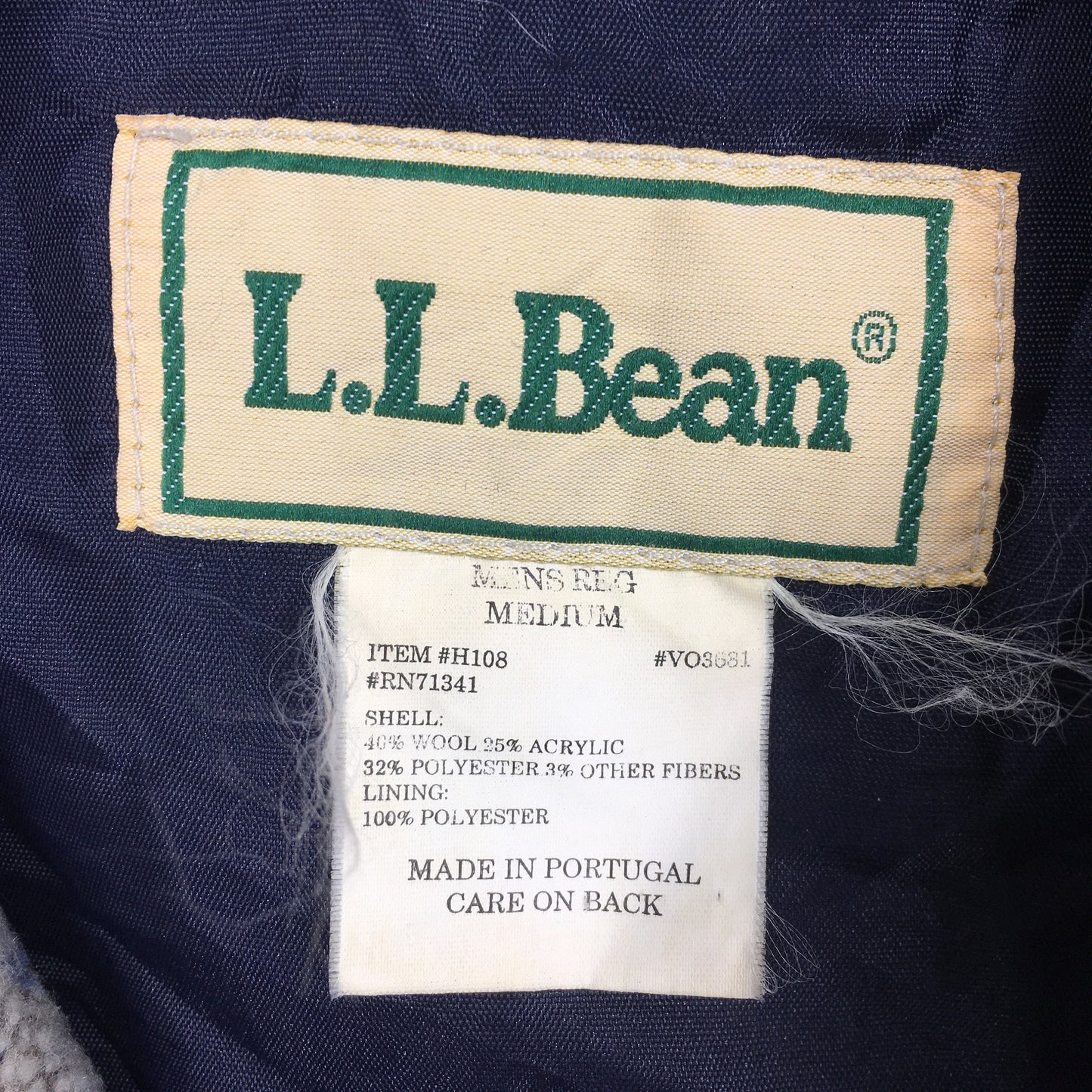 LL Bean Usa Aztec Navajo Wool Sweater Medium