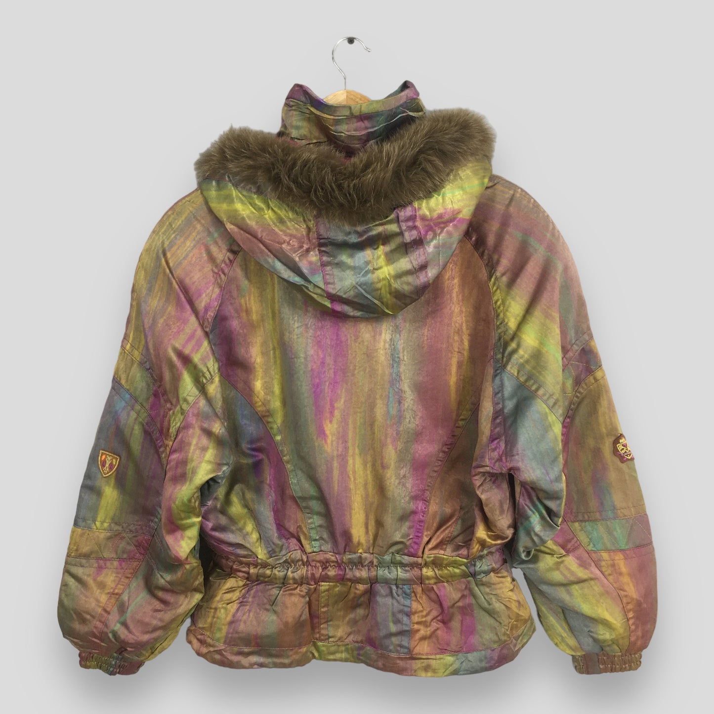 Evanova Multicolor Retro Ski Jacket Small