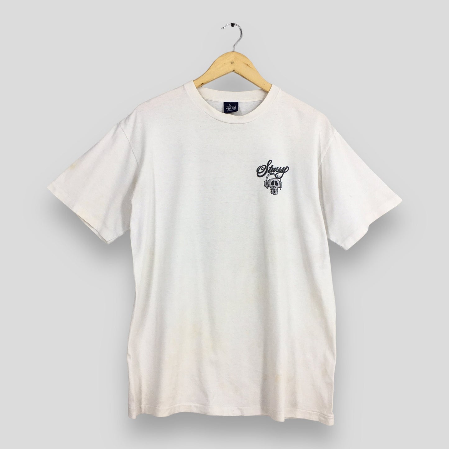 Stussy Usa Skater White T shirt Medium