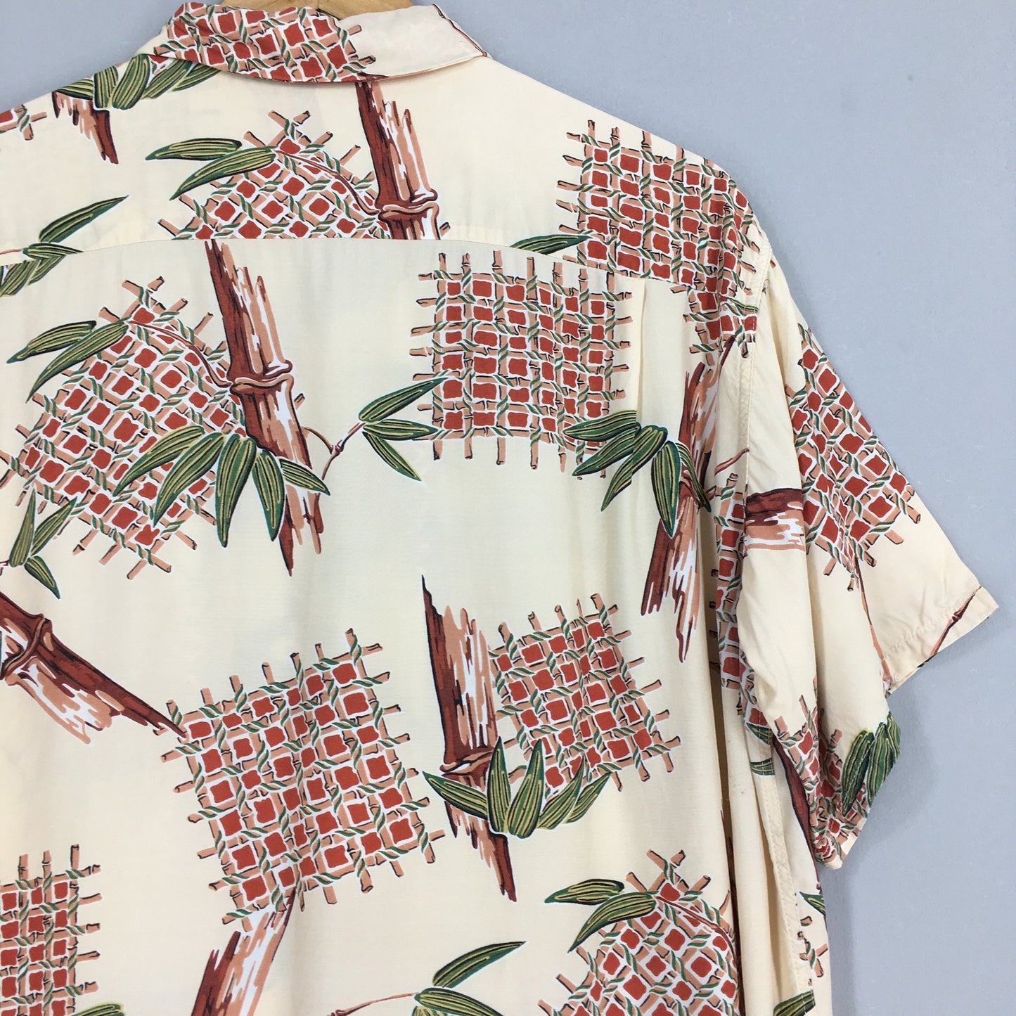 Edwin Hawaiian Aloha Bamboo Rayon Shirt XLarge