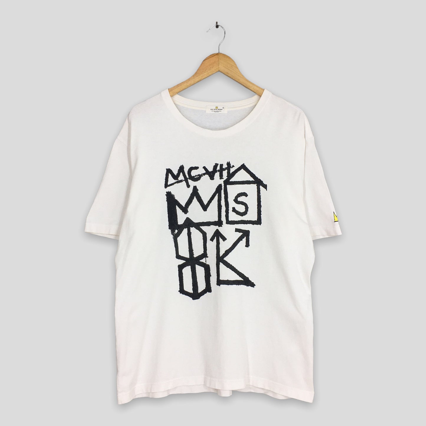 Jean Michel Basquiat MCVII King Pop Art T shirt XLarge