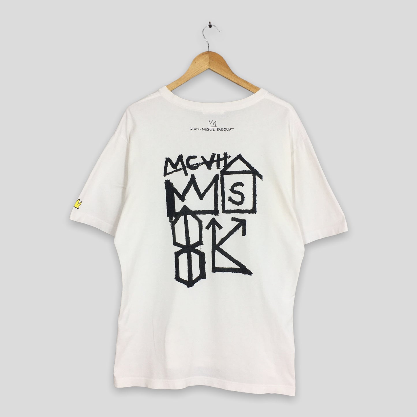 Jean Michel Basquiat MCVII King Pop Art T shirt XLarge