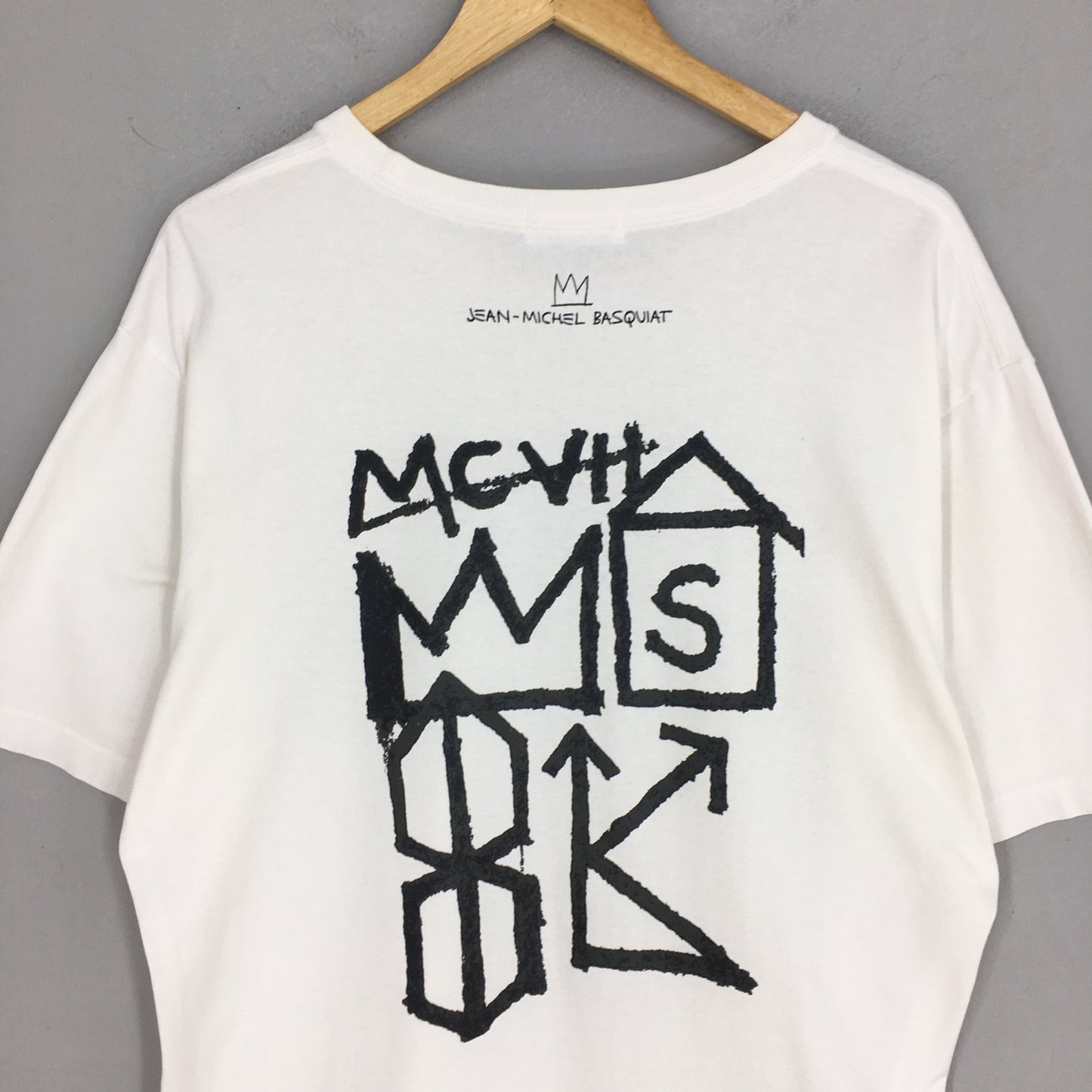 Jean Michel Basquiat MCVII King Pop Art T shirt XLarge