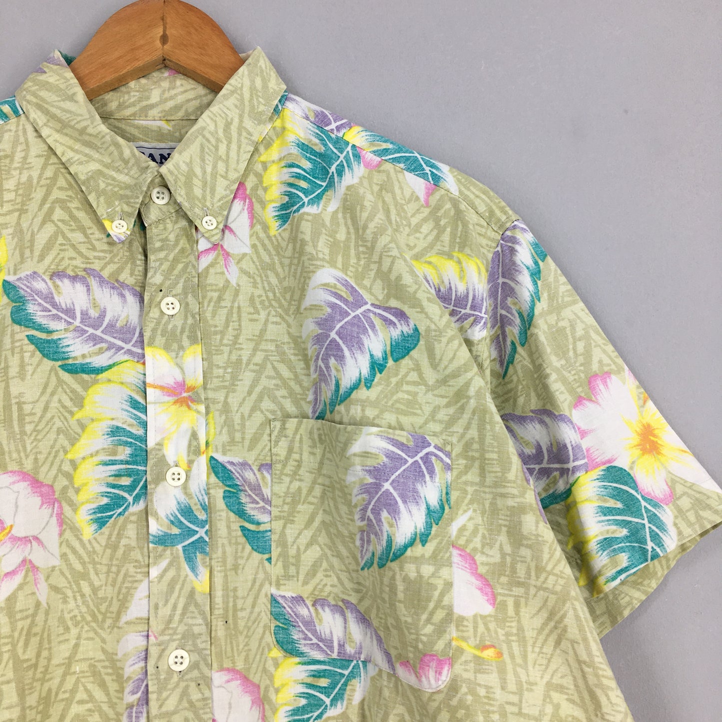 Vintage 90s Leaves Hawaii Aloha Shirts Large